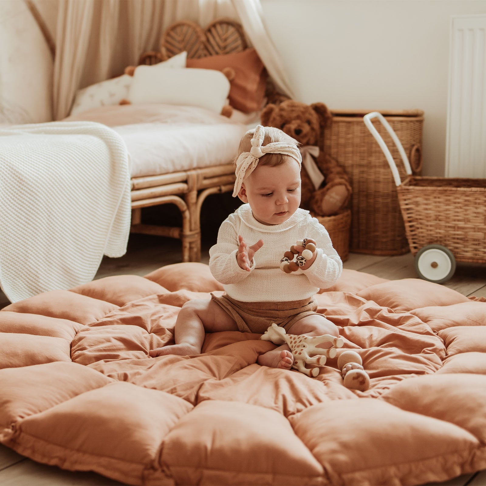 Bloom Tawny Brown Baby Mat / Playmat