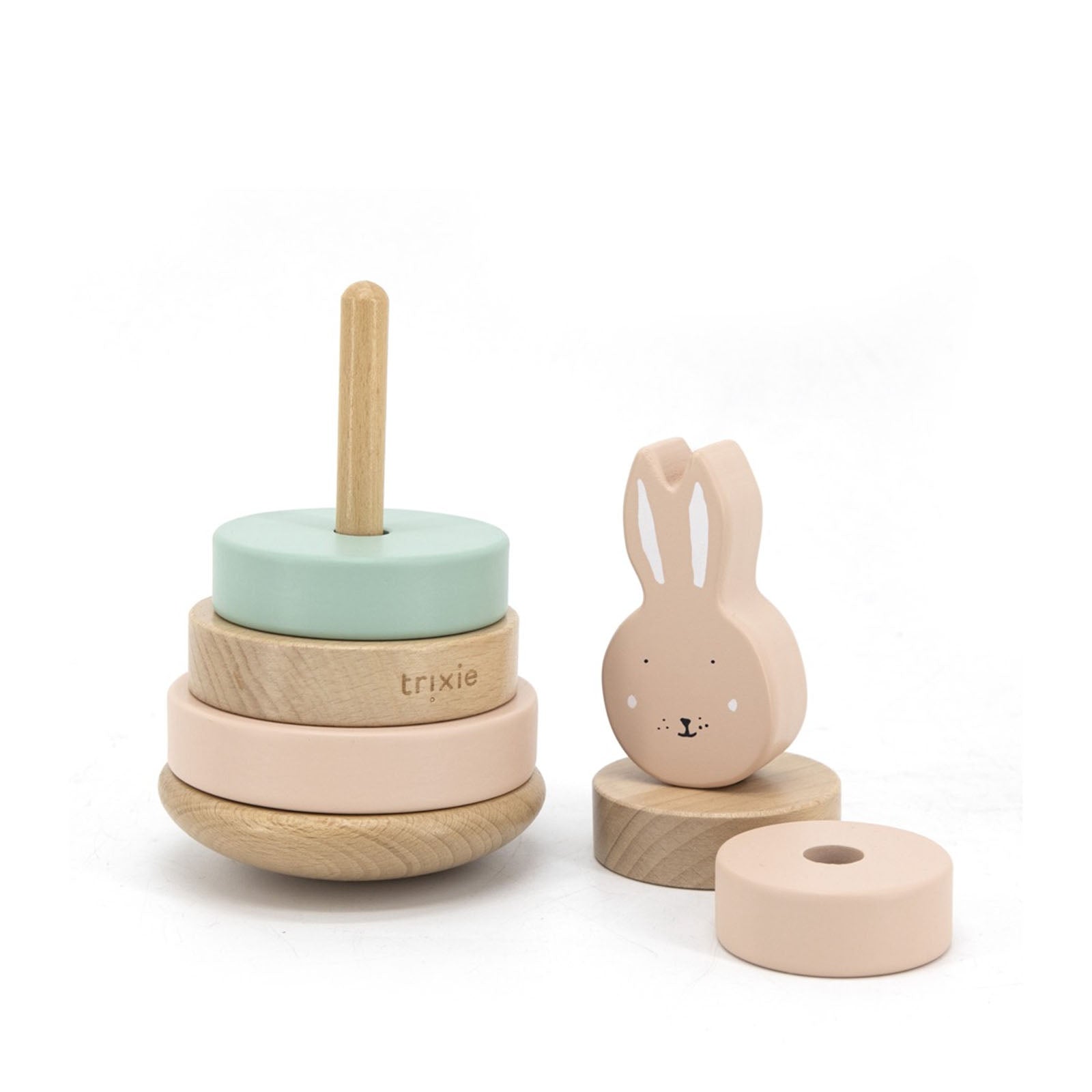 Wooden Stacking Toy - Mrs Rabbit