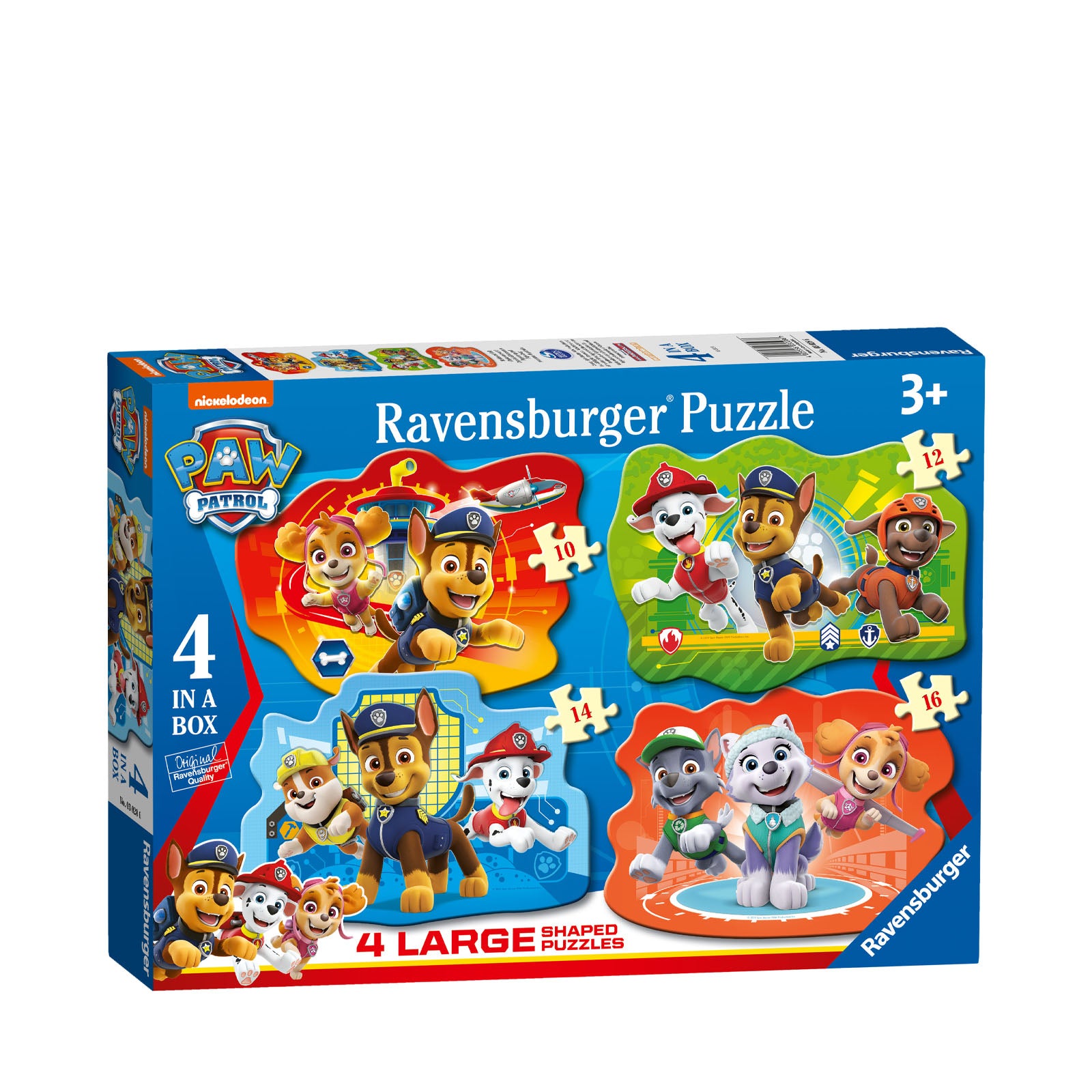 Paw Patrol Family Time - 4 Shaped Puzzles In a Box