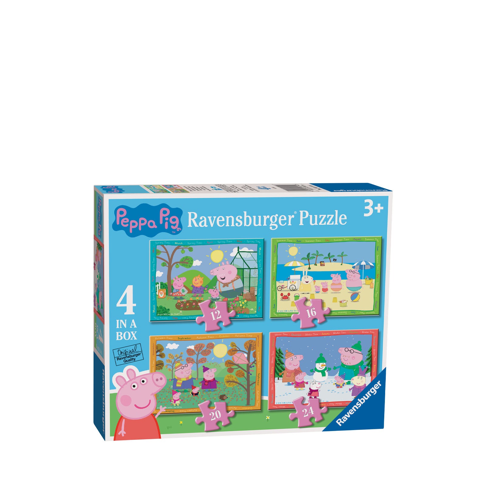 Peppa Pig Four Seasons - 4 Puzzles In a Box