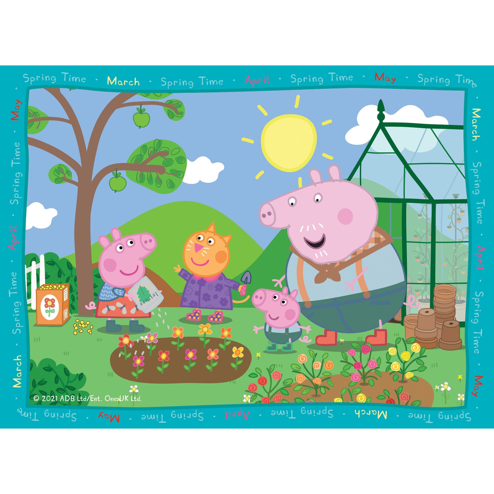 Peppa Pig Four Seasons - 4 Puzzles In a Box