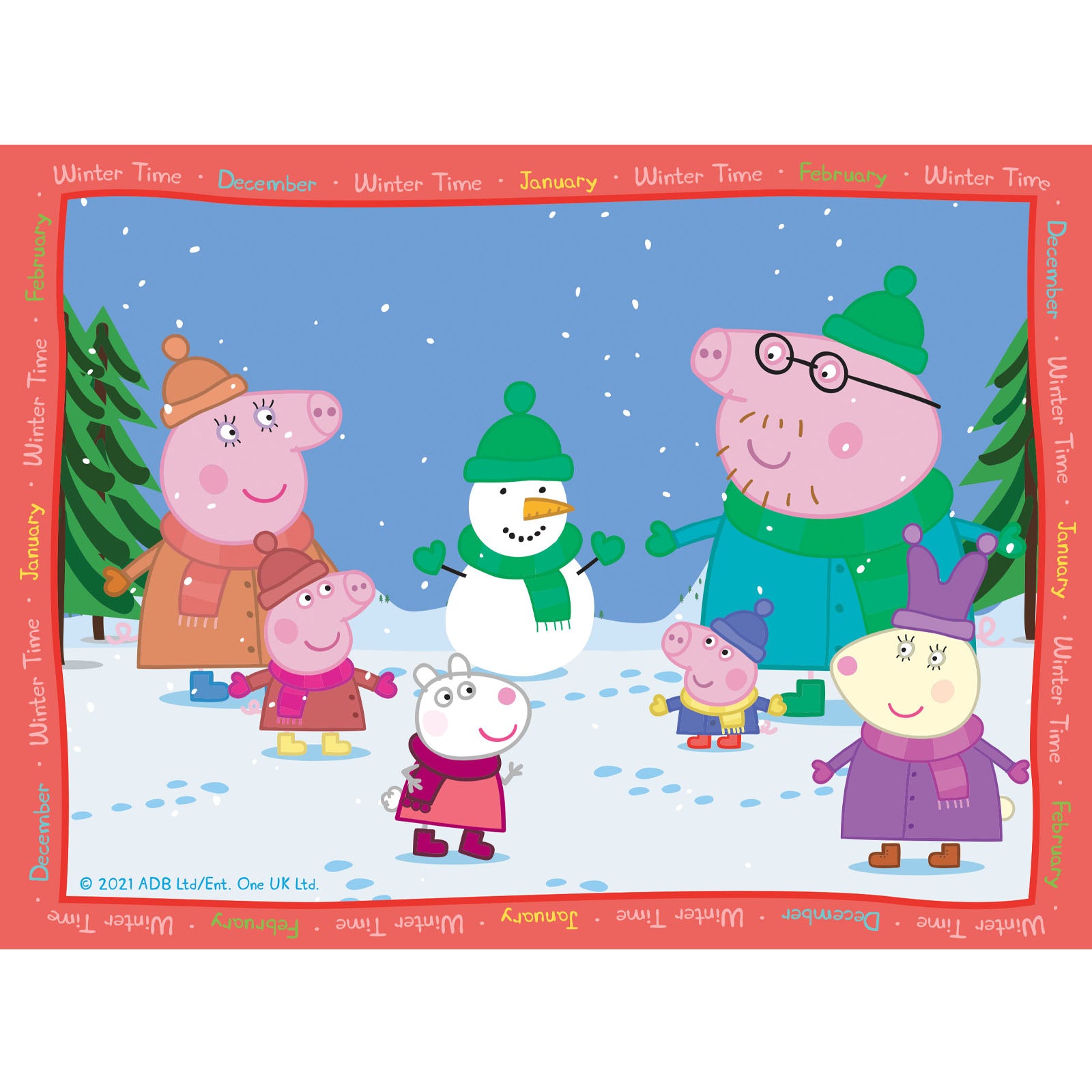 Peppa Pig Four Seasons - 4 Puzzles In a Box