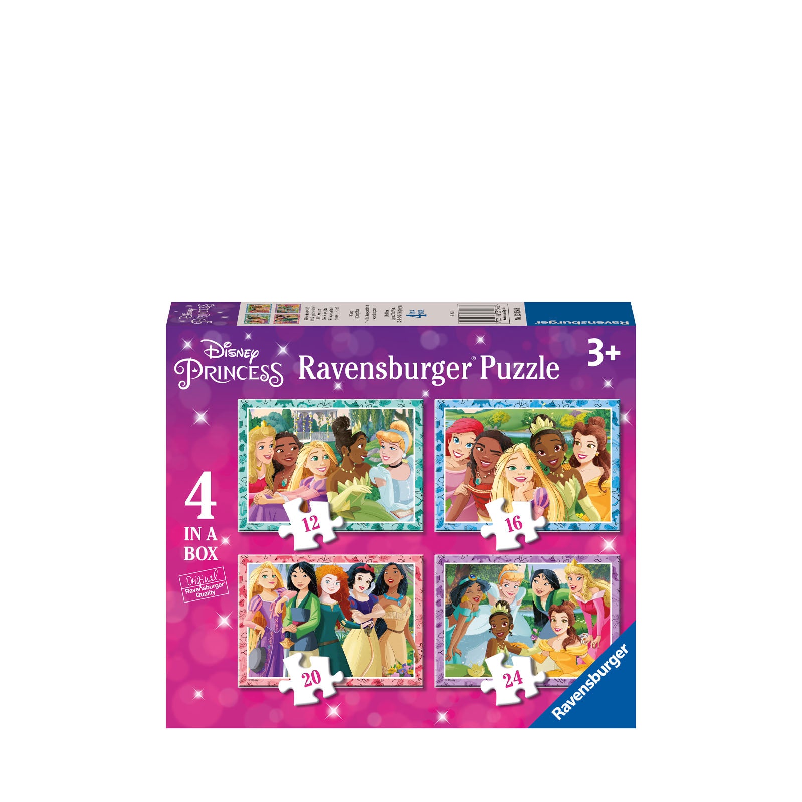 Disney Princess - 4 Puzzles In a Box