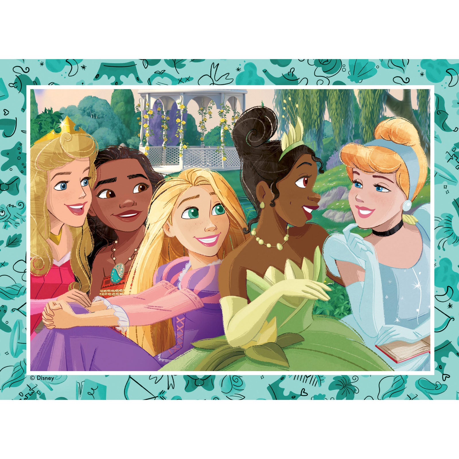 Disney Princess - 4 Puzzles In a Box