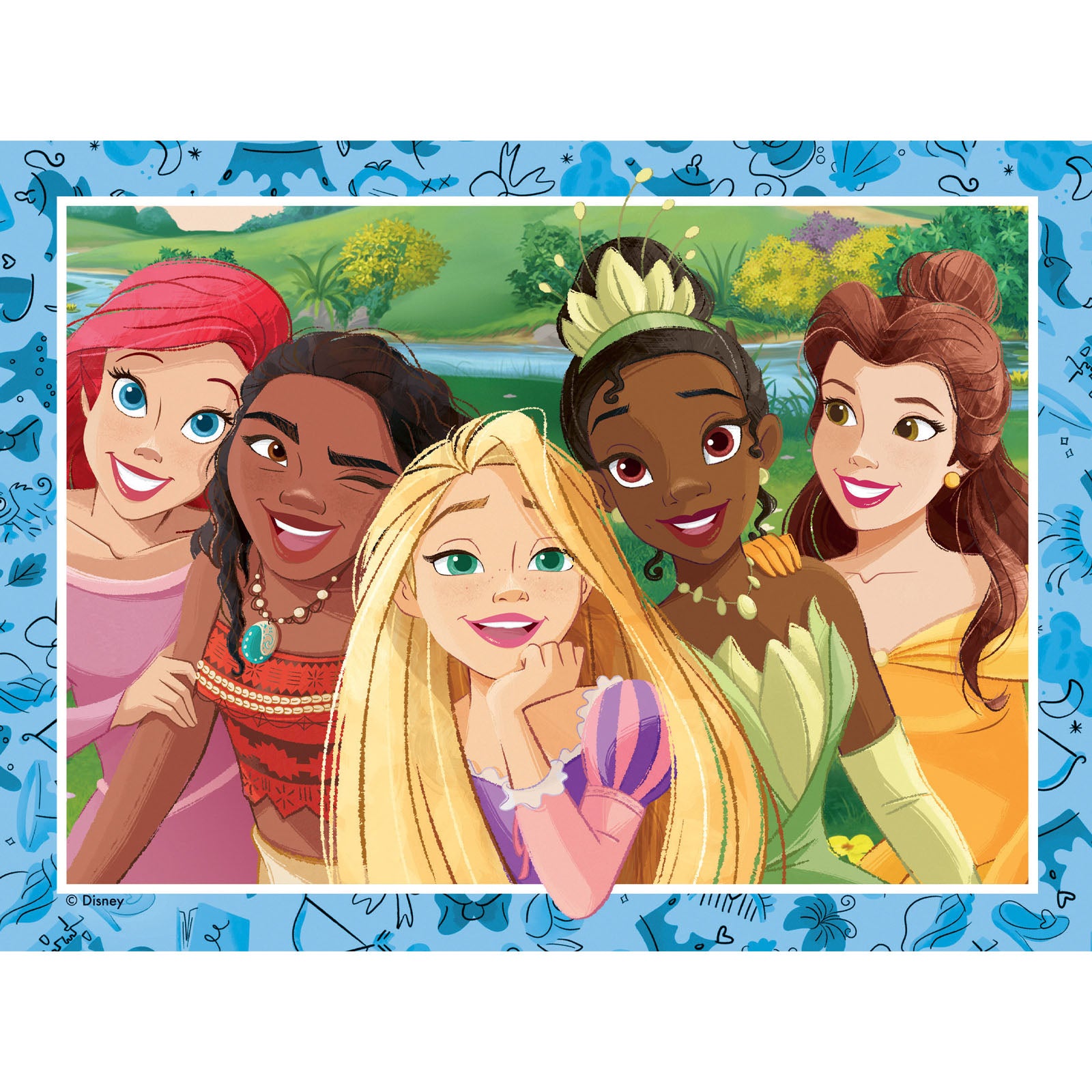 Disney Princess - 4 Puzzles In a Box