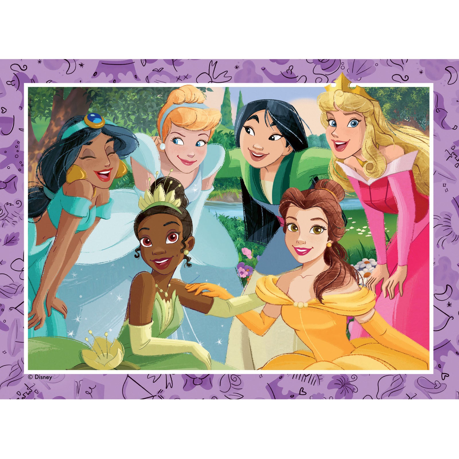 Disney Princess - 4 Puzzles In a Box