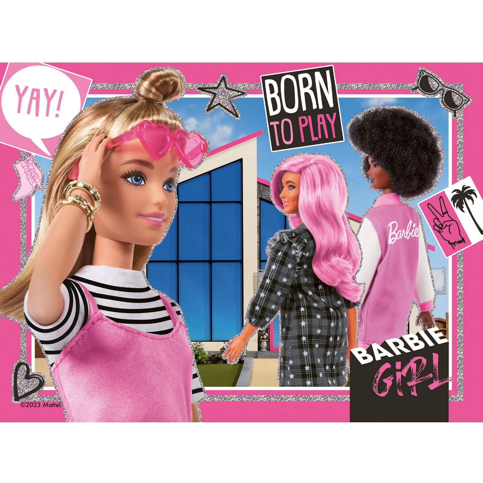 Barbie - 4 Puzzles In a Box