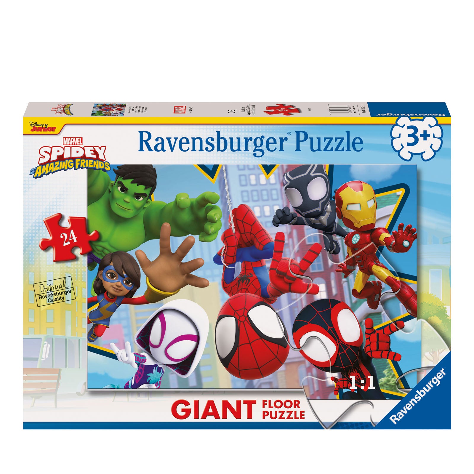 Marvel Spidey and His Amazing Friends - Giant Floor Puzzle 24 Piece