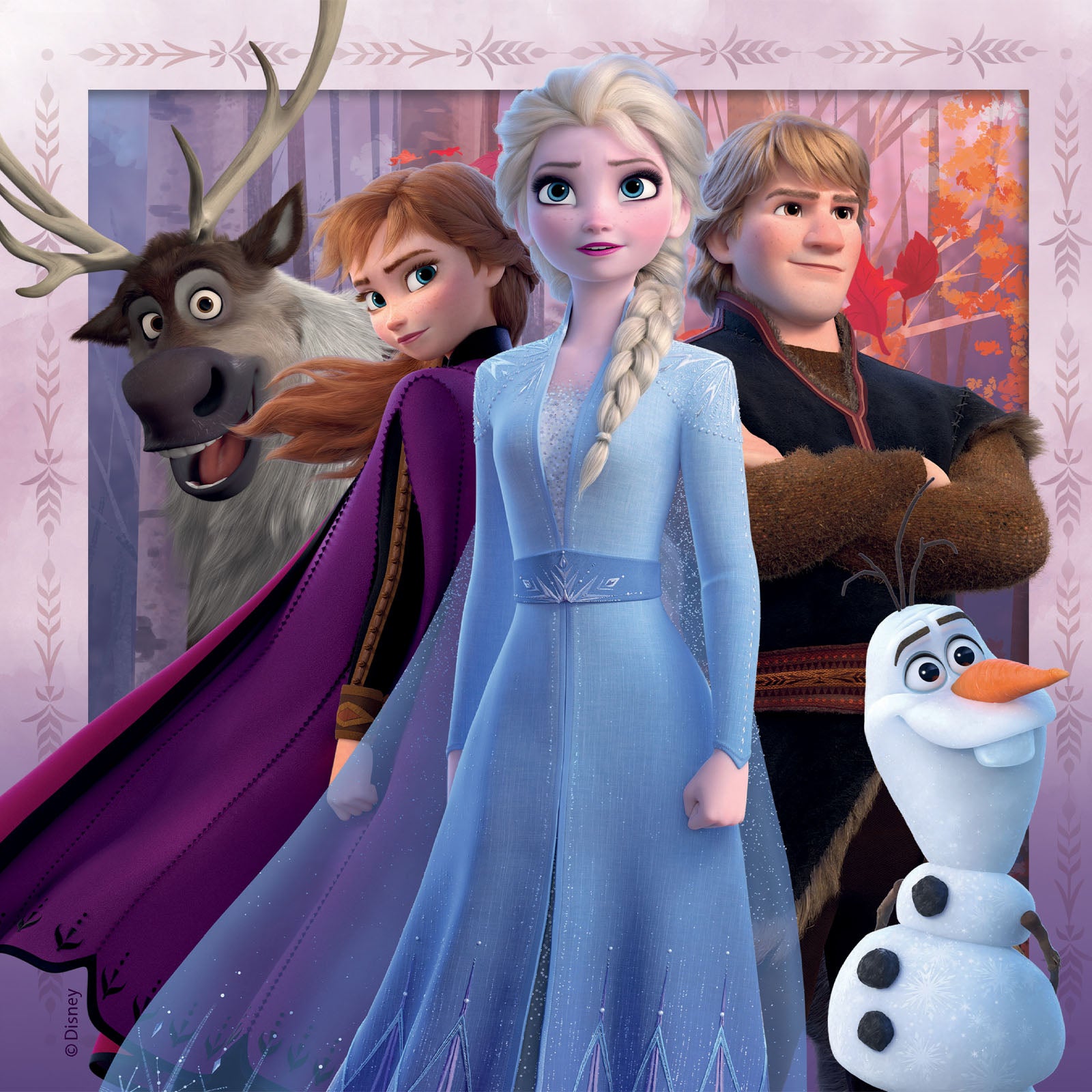 Disney Frozen 2 - 3 x 49 Piece Puzzles