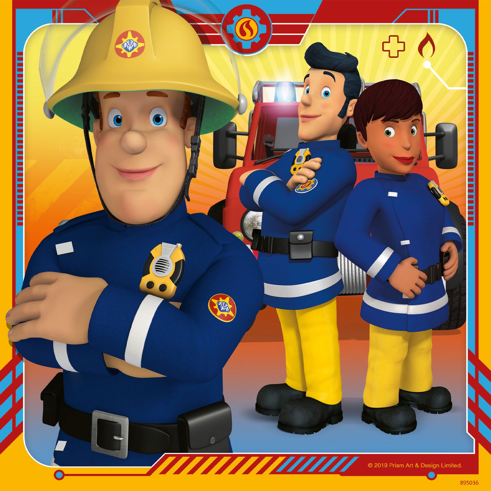 Fireman Sam - 3 x 49 Piece Puzzles