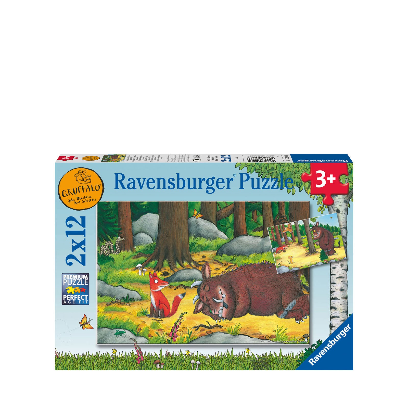 The Gruffalo - 2 x 12 Piece Puzzles