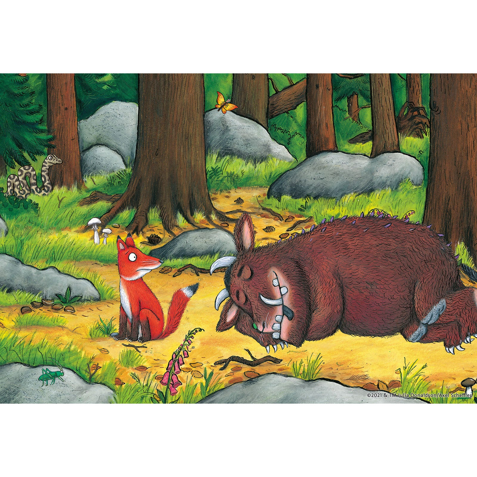 The Gruffalo - 2 x 12 Piece Puzzles