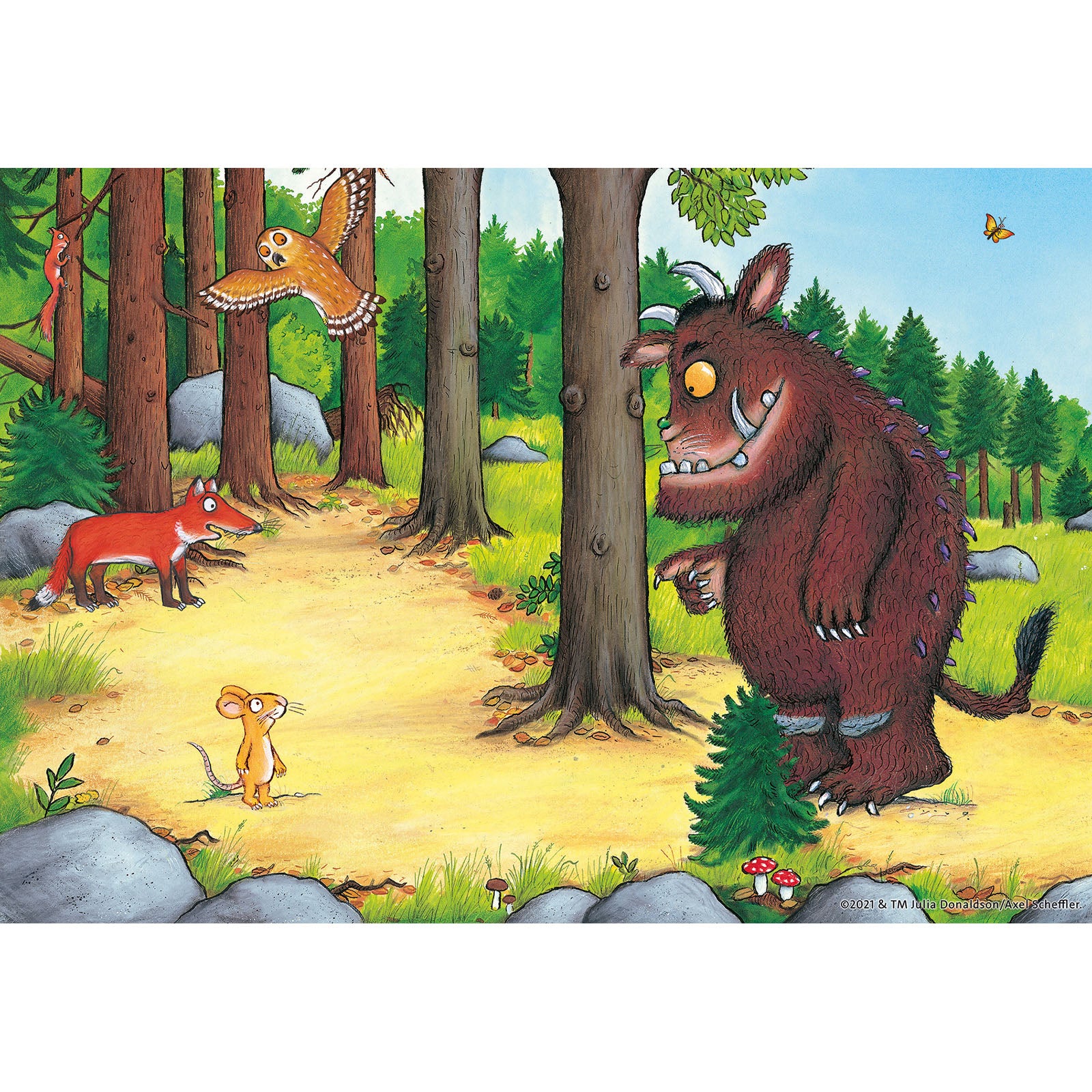 The Gruffalo - 2 x 12 Piece Puzzles