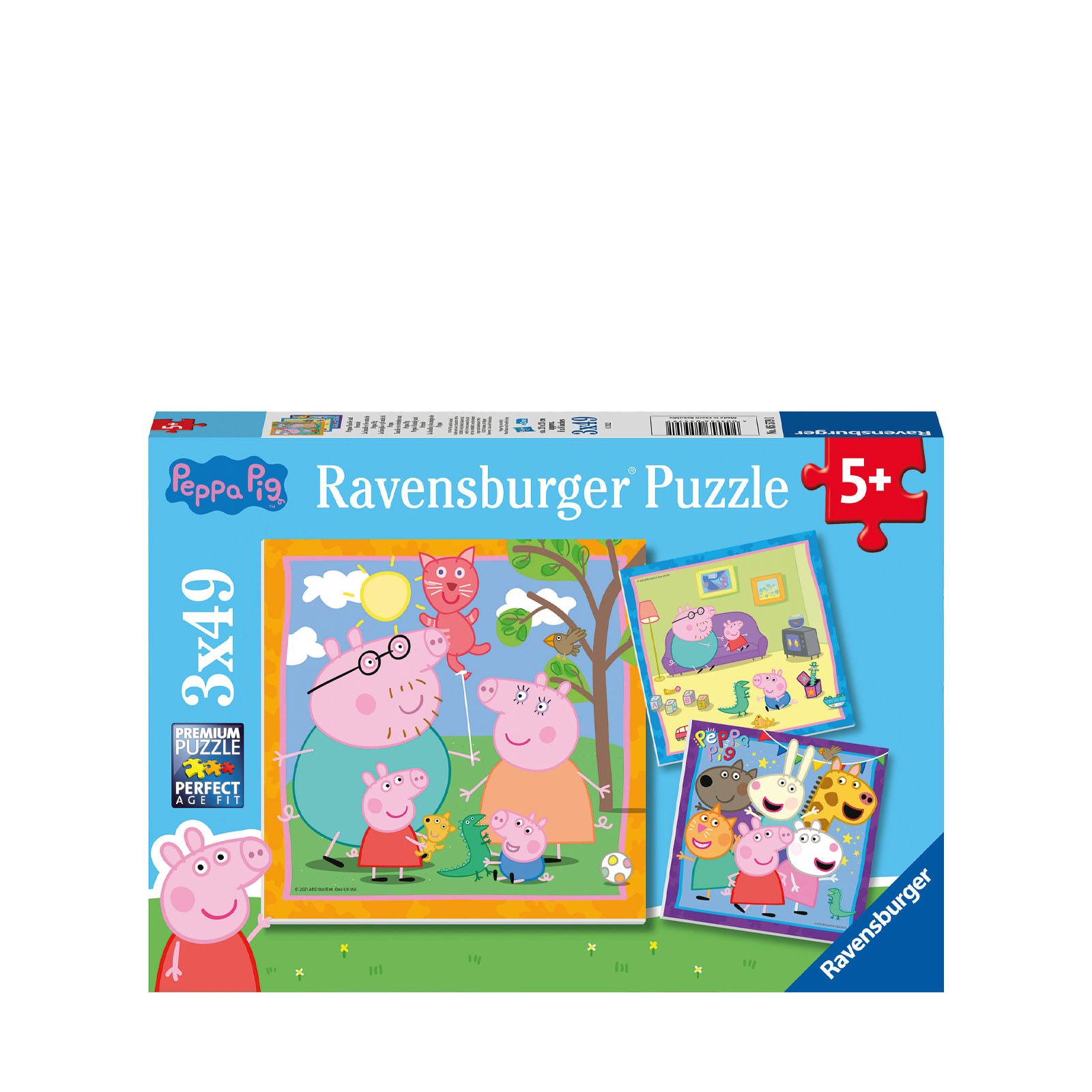 Peppa Pig - 3 x 49 Piece Puzzles