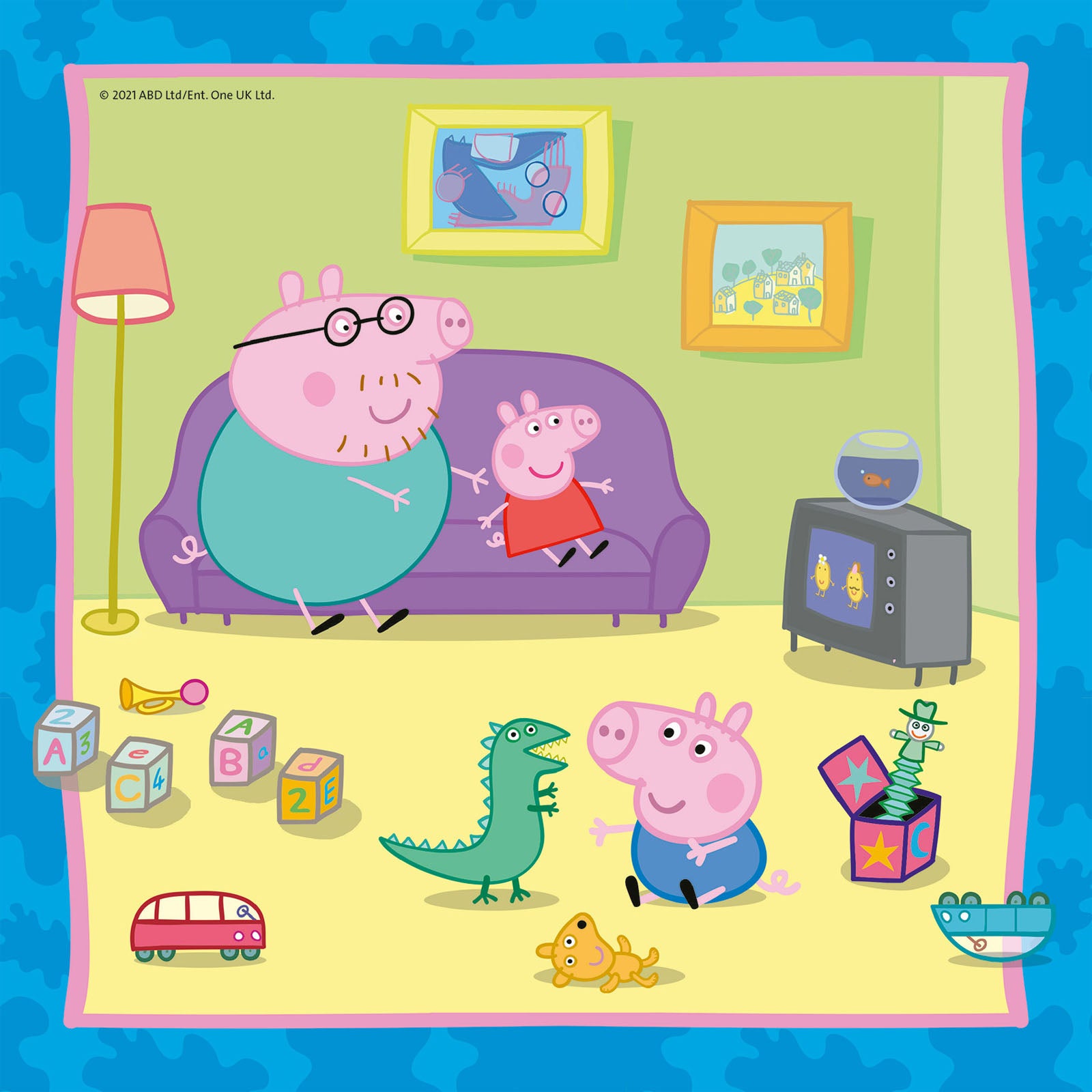 Peppa Pig - 3 x 49 Piece Puzzles