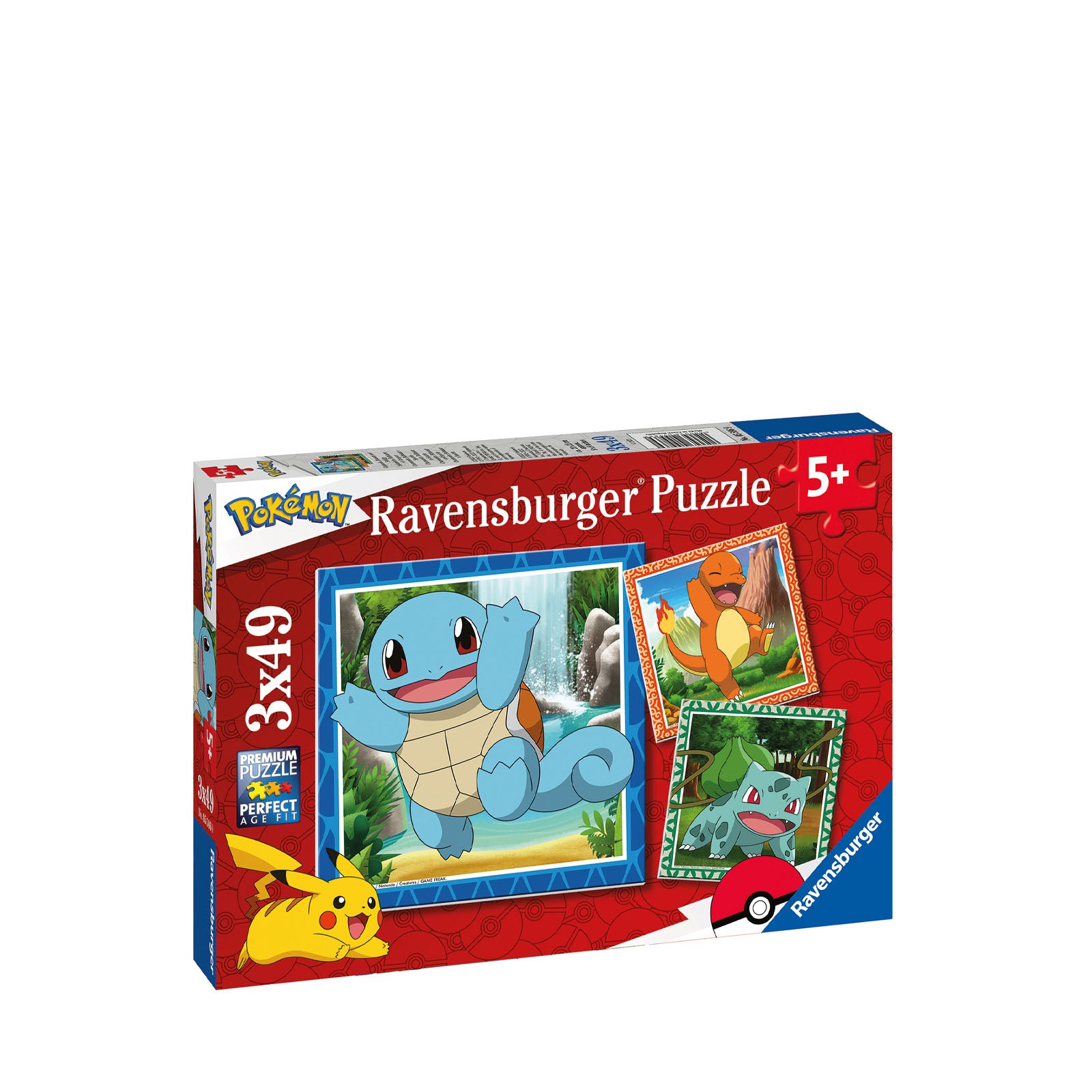 Pokemon - 3 x 49 Piece Puzzles