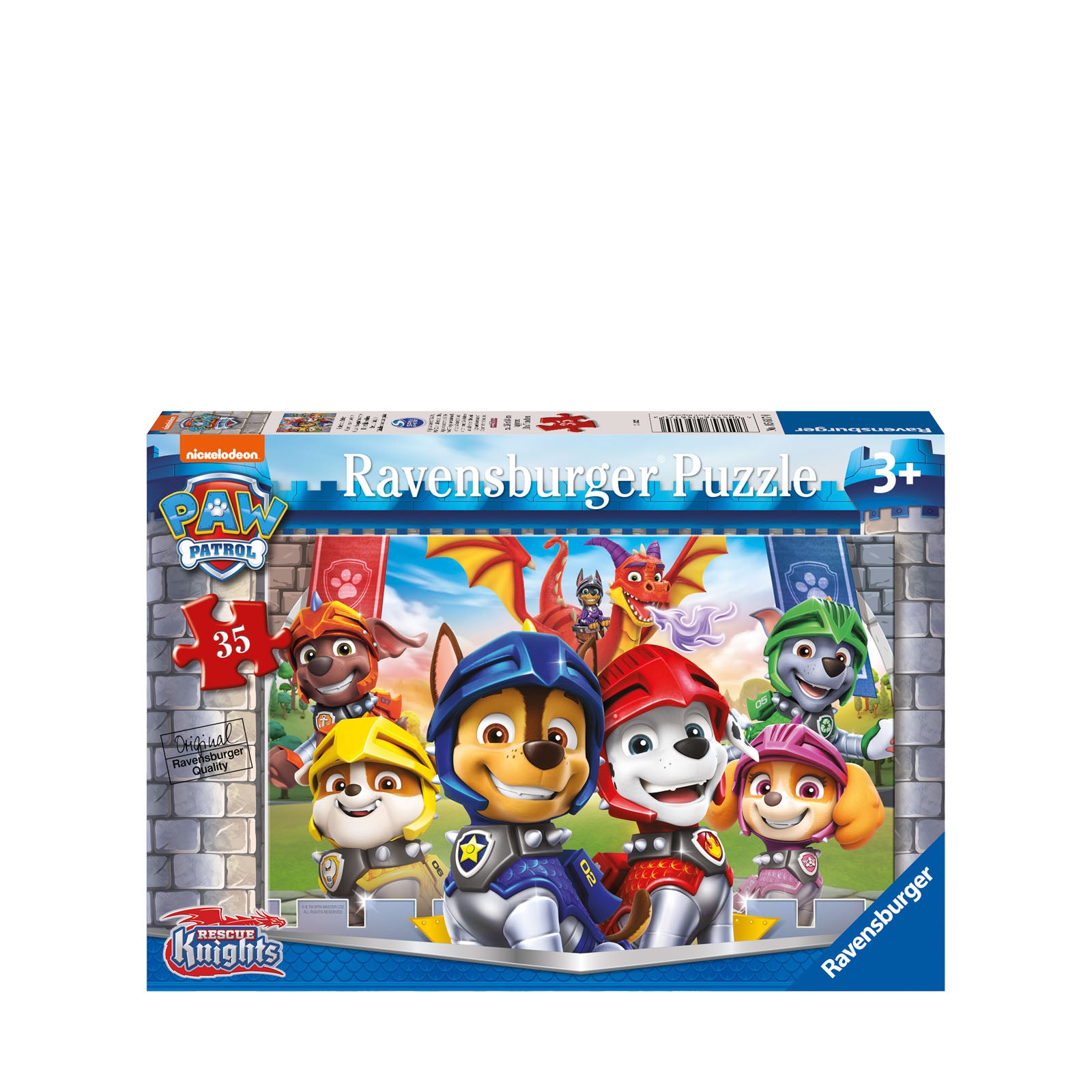 Paw Patrol Knights and Dragons - 35 Piece Puzzle