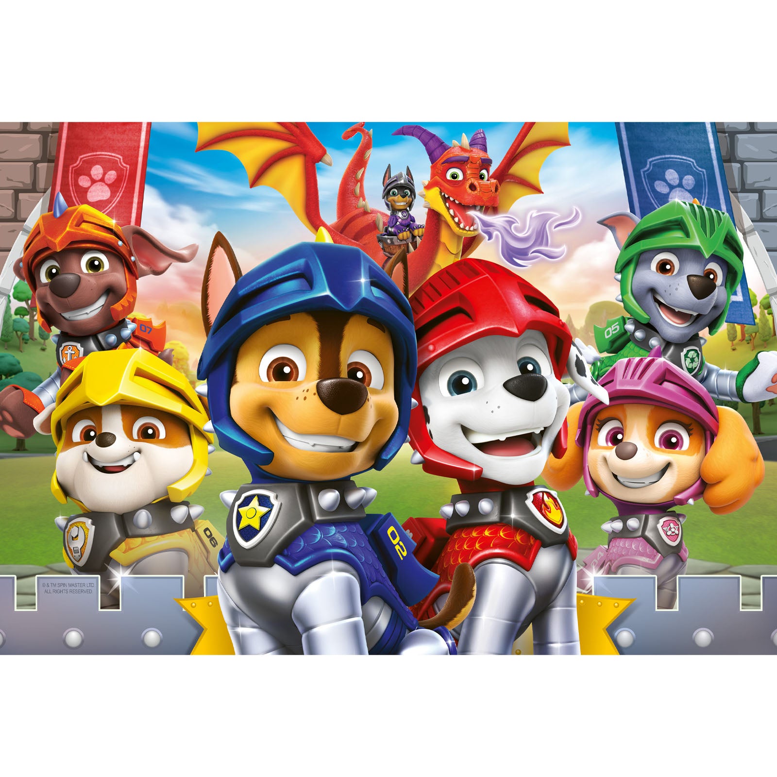 Paw Patrol Knights and Dragons - 35 Piece Puzzle