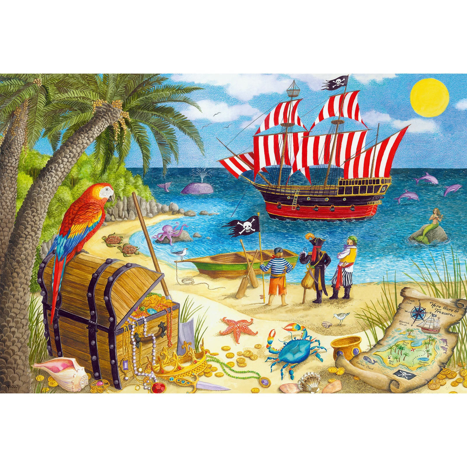 Pirates and Mermaids - 2 x 24 Piece Puzzles