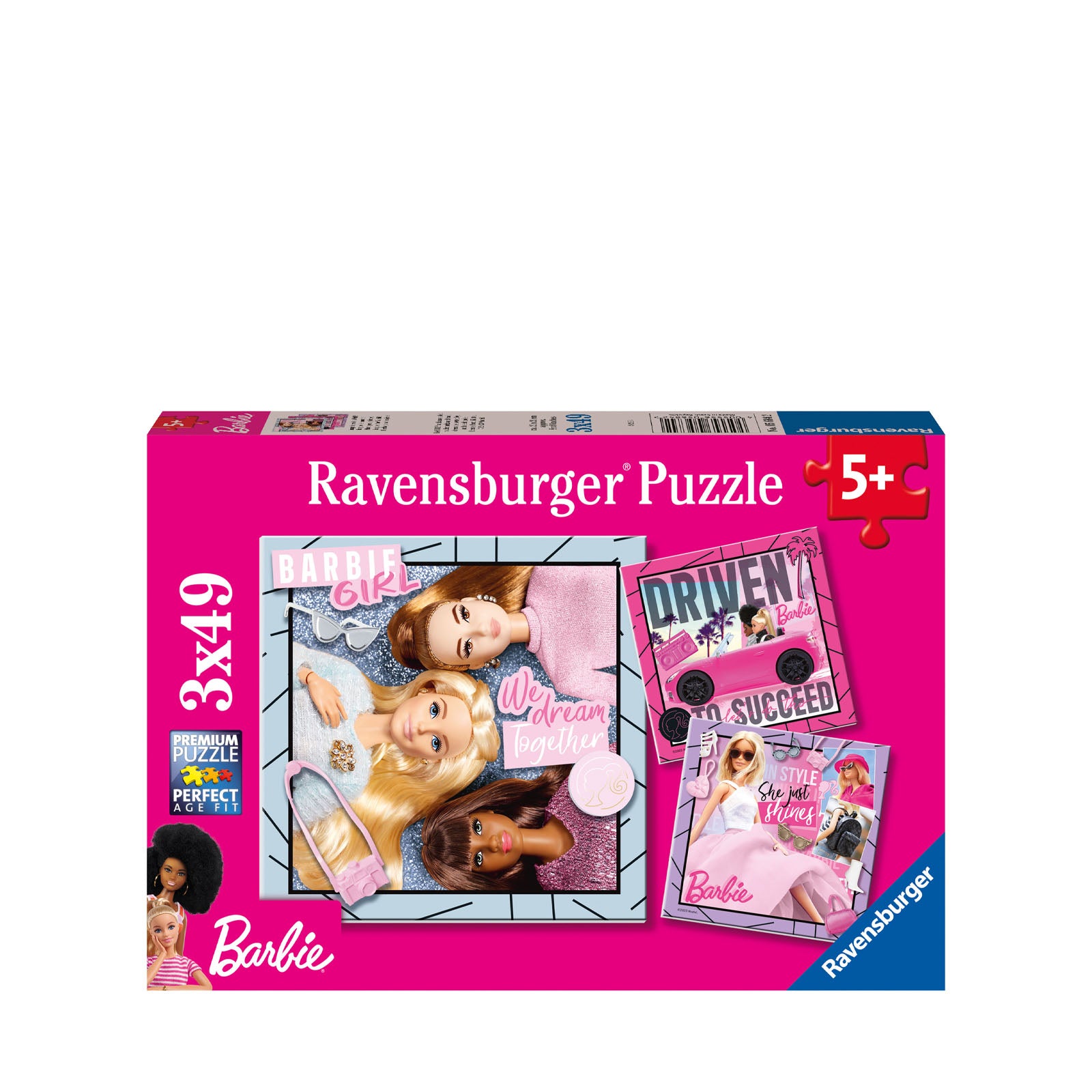 Barbie - 3 x 49 Piece Puzzles