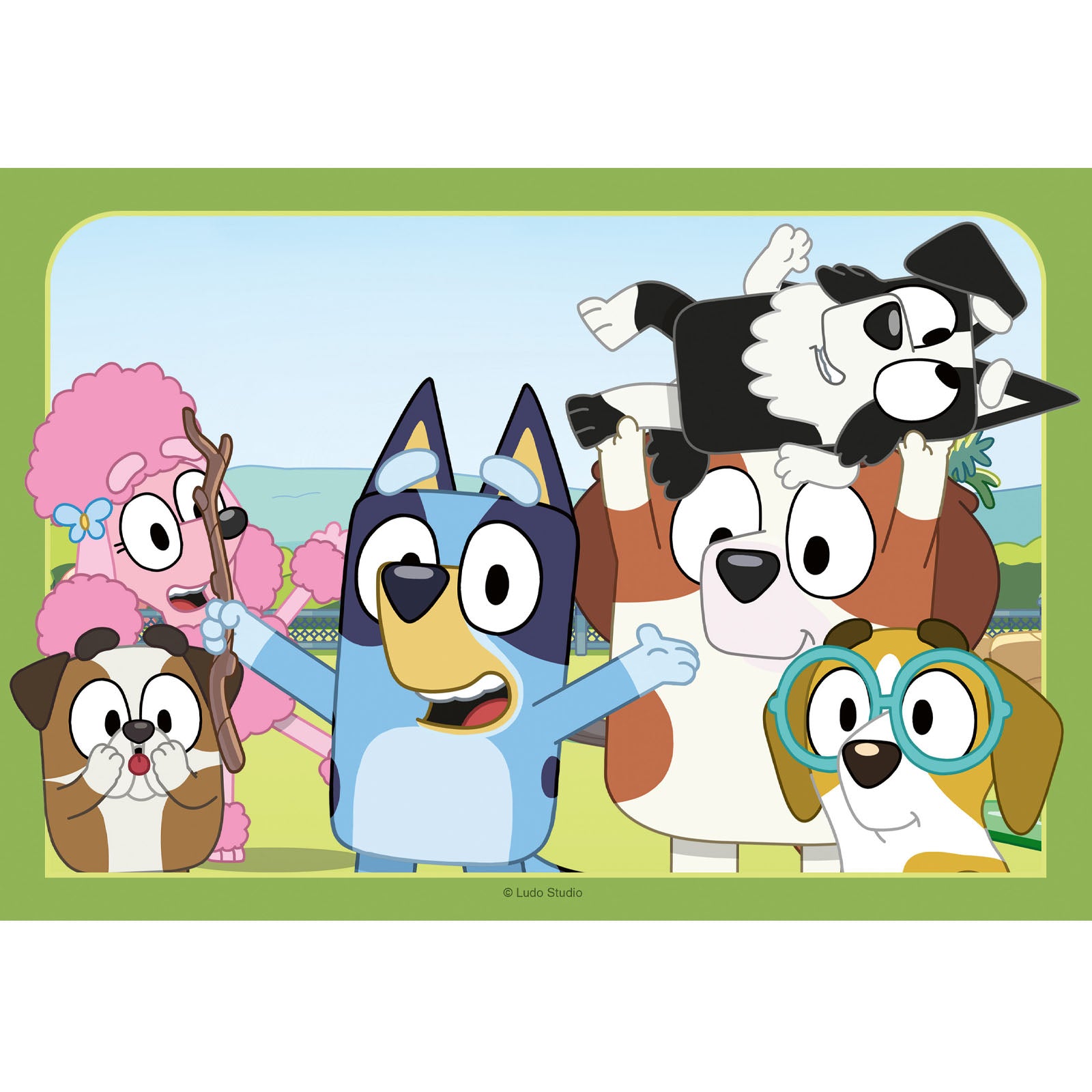 Bluey - 2 x 12 Piece Puzzles