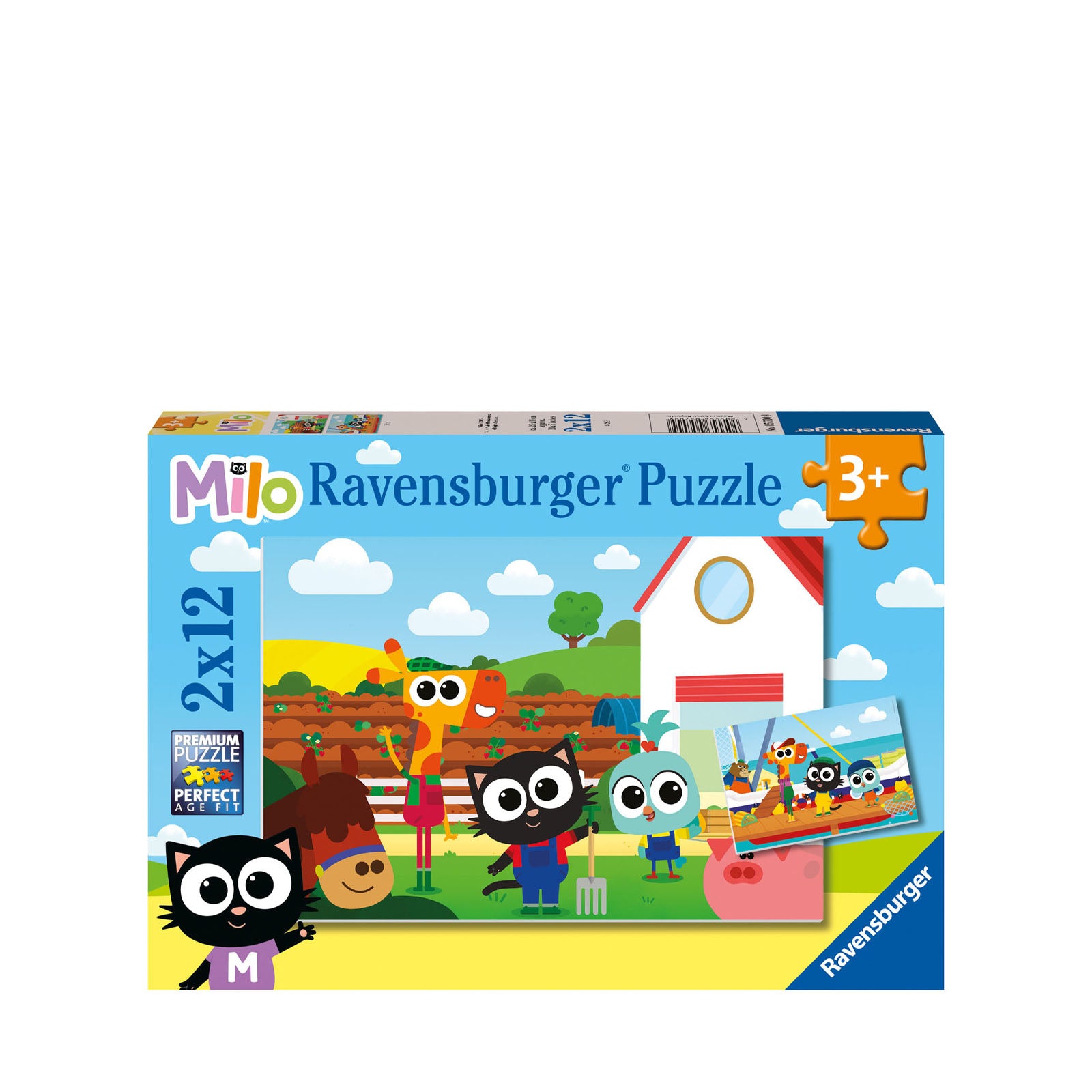 Milo - 2 x 12 Piece Puzzles