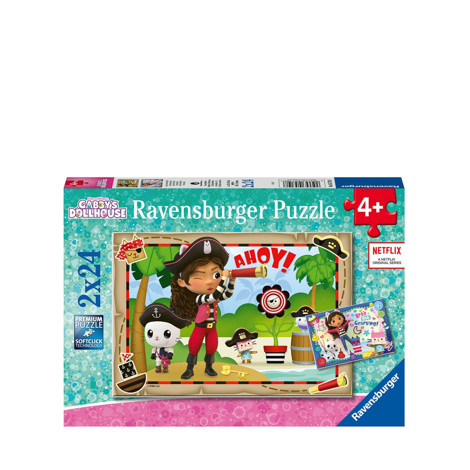 Gabbys Dollhouse - 2 x 24 Piece Puzzles