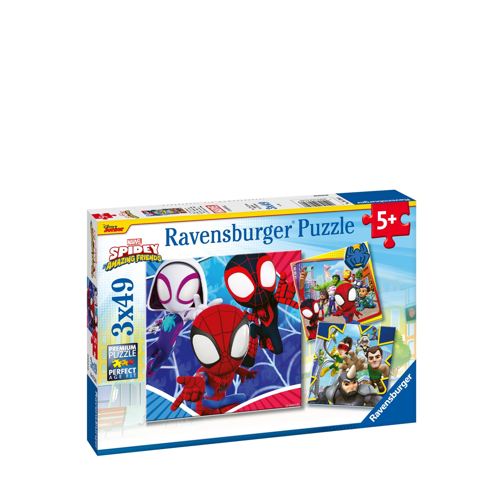 Spidey and His Amazing Friends - 3 x 49 Piece Puzzles