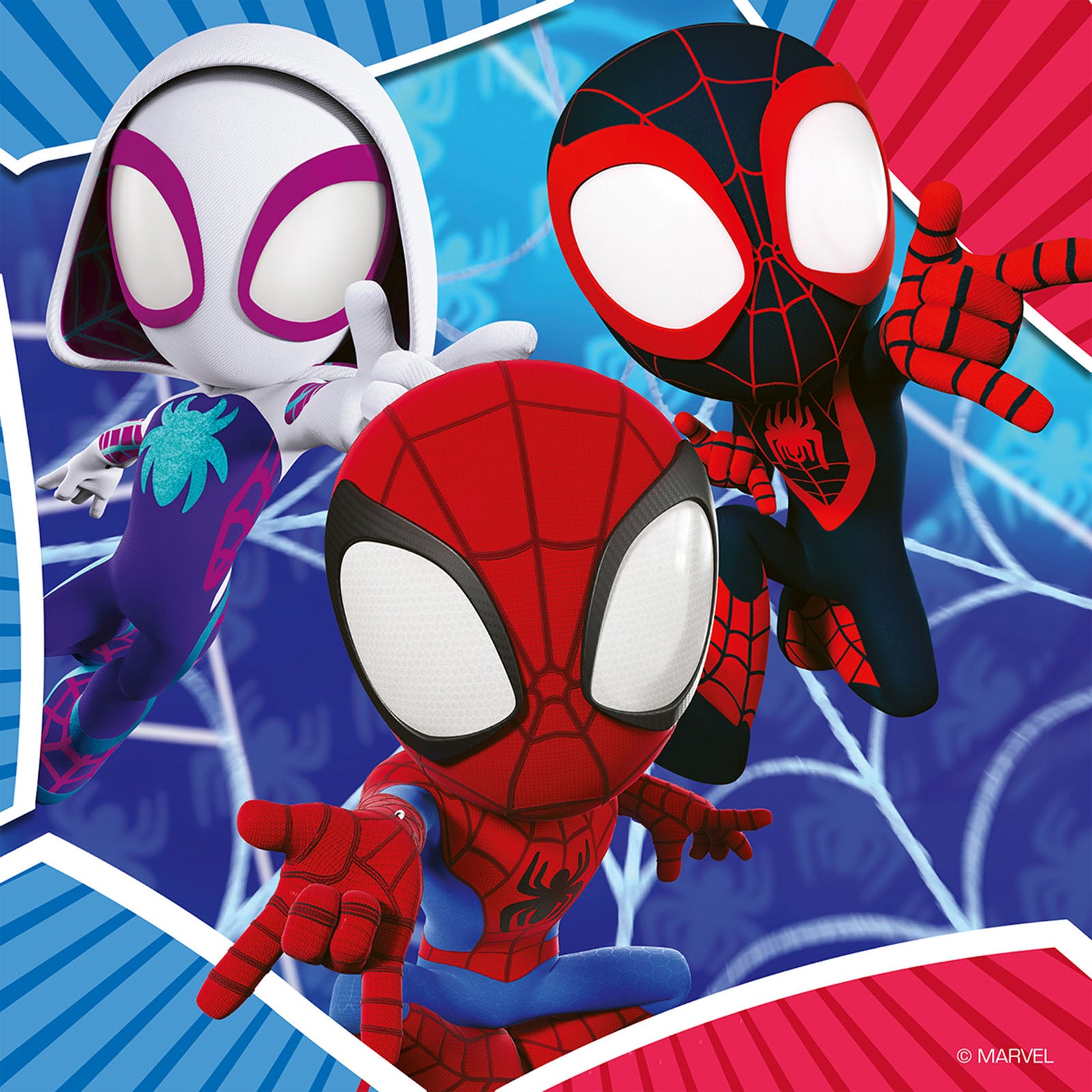 Spidey and His Amazing Friends - 3 x 49 Piece Puzzles