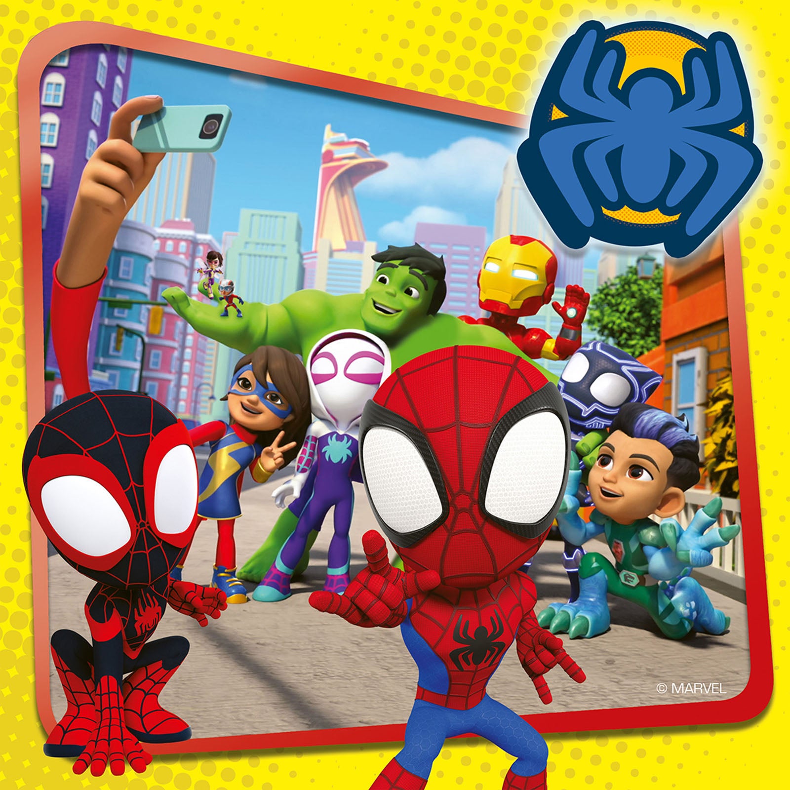 Spidey and His Amazing Friends - 3 x 49 Piece Puzzles