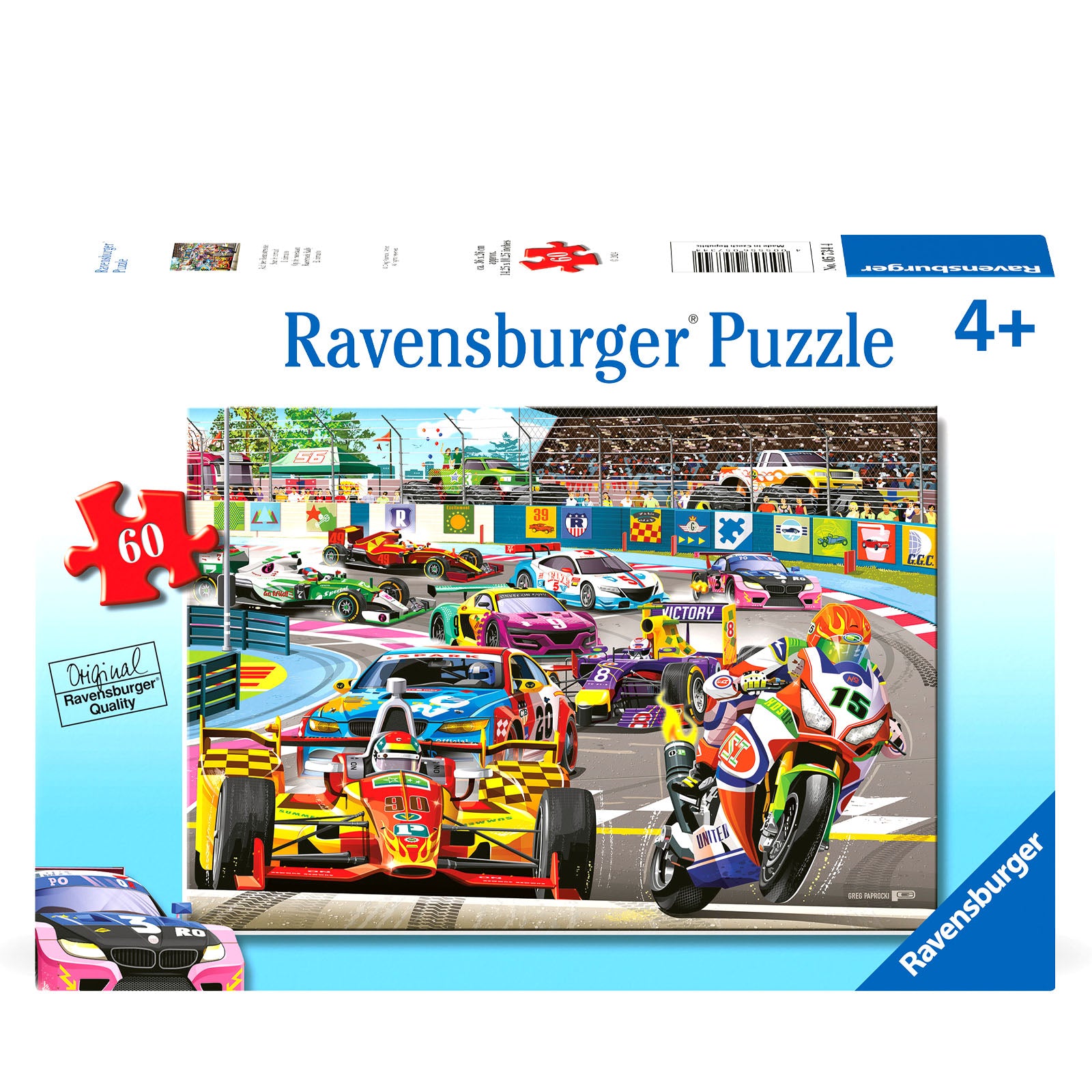 Racetrack Rally - 60 Piece Puzzle