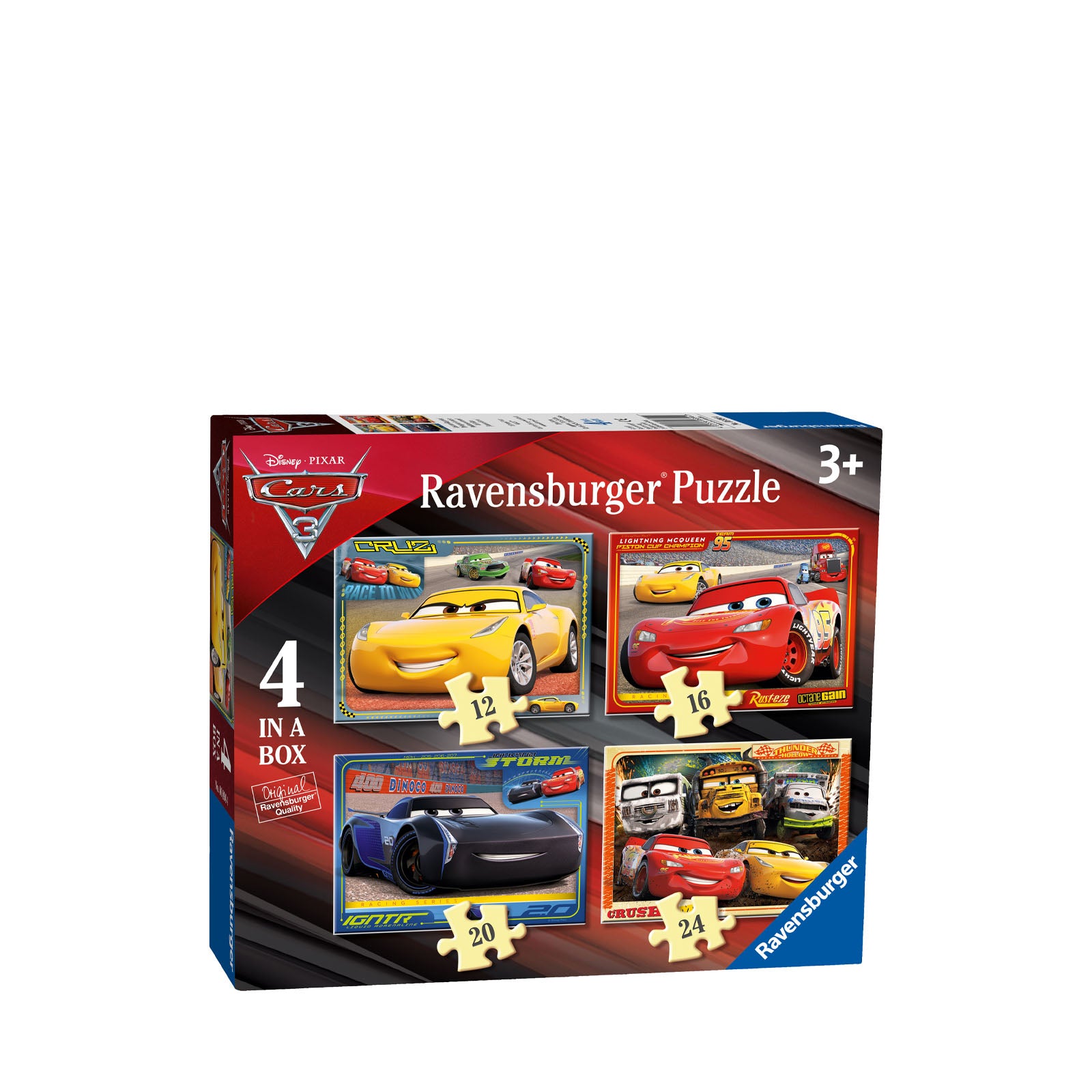 Disney Pixar Cars - 4 Puzzles In a Box