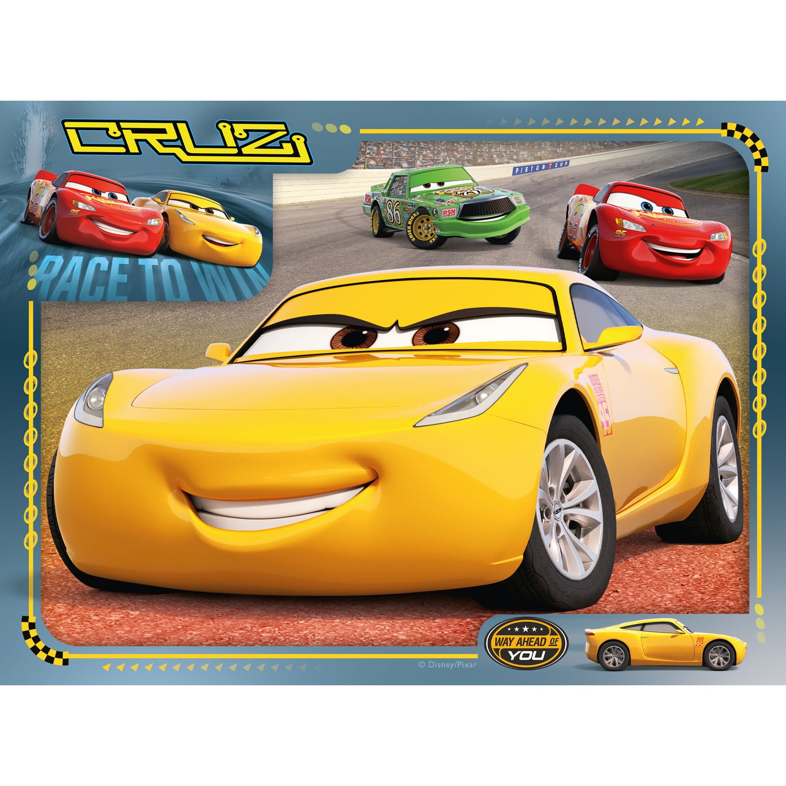 Disney Pixar Cars - 4 Puzzles In a Box