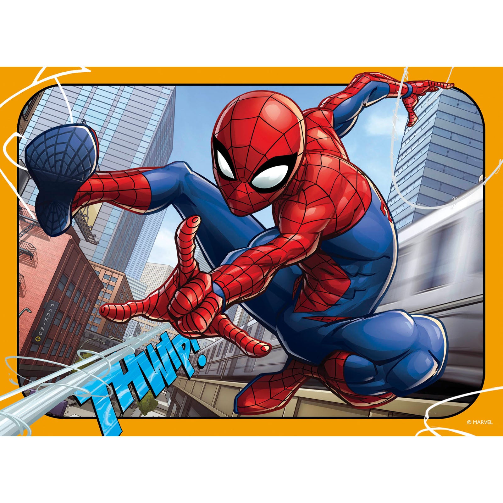 Marvel Spider-Man 4 in a box - 4 Puzzles In a Box