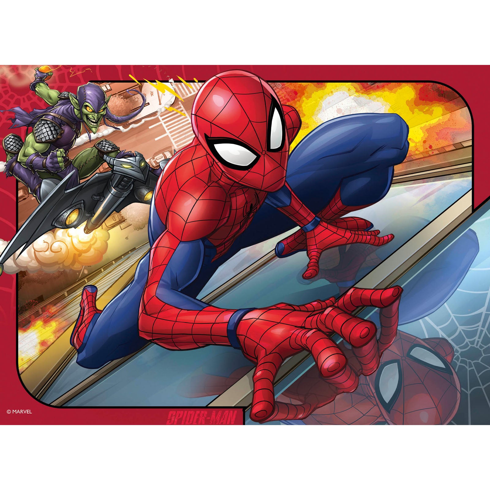 Marvel Spider-Man 4 in a box - 4 Puzzles In a Box