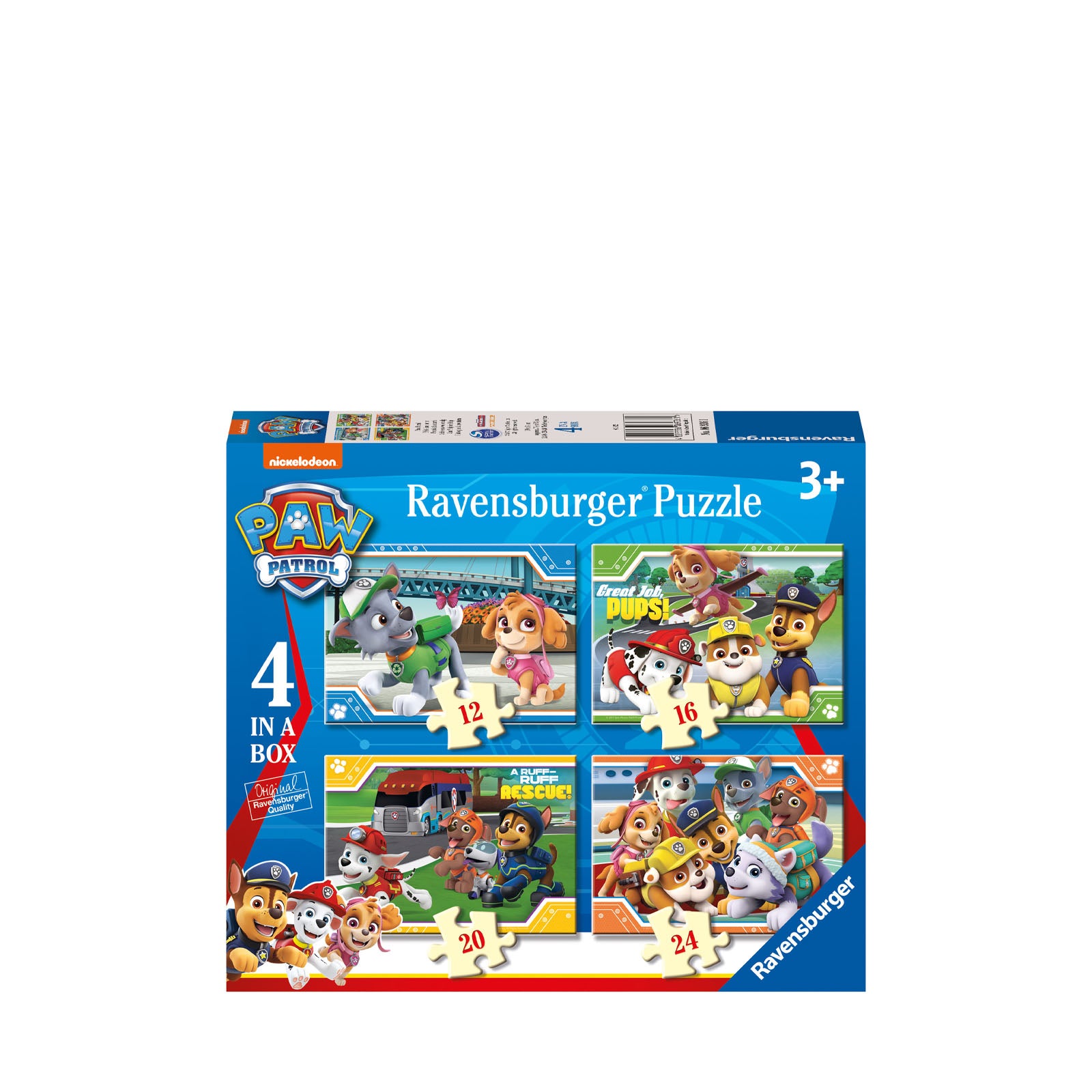 Paw Patrol - 4 Puzzles In a Box