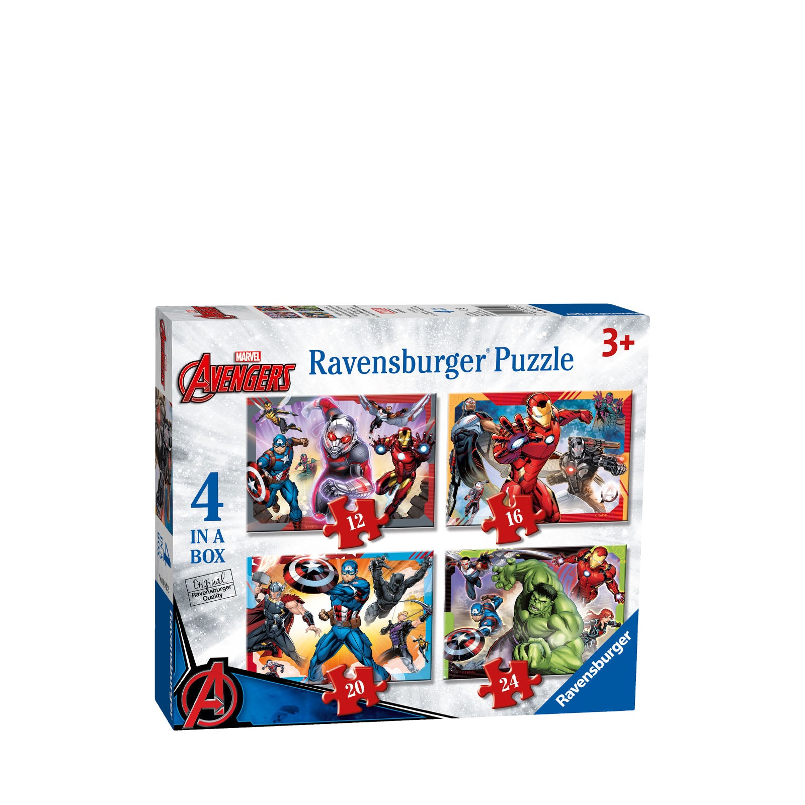 Marvel Avengers Assemble - 4 Puzzles In a Box