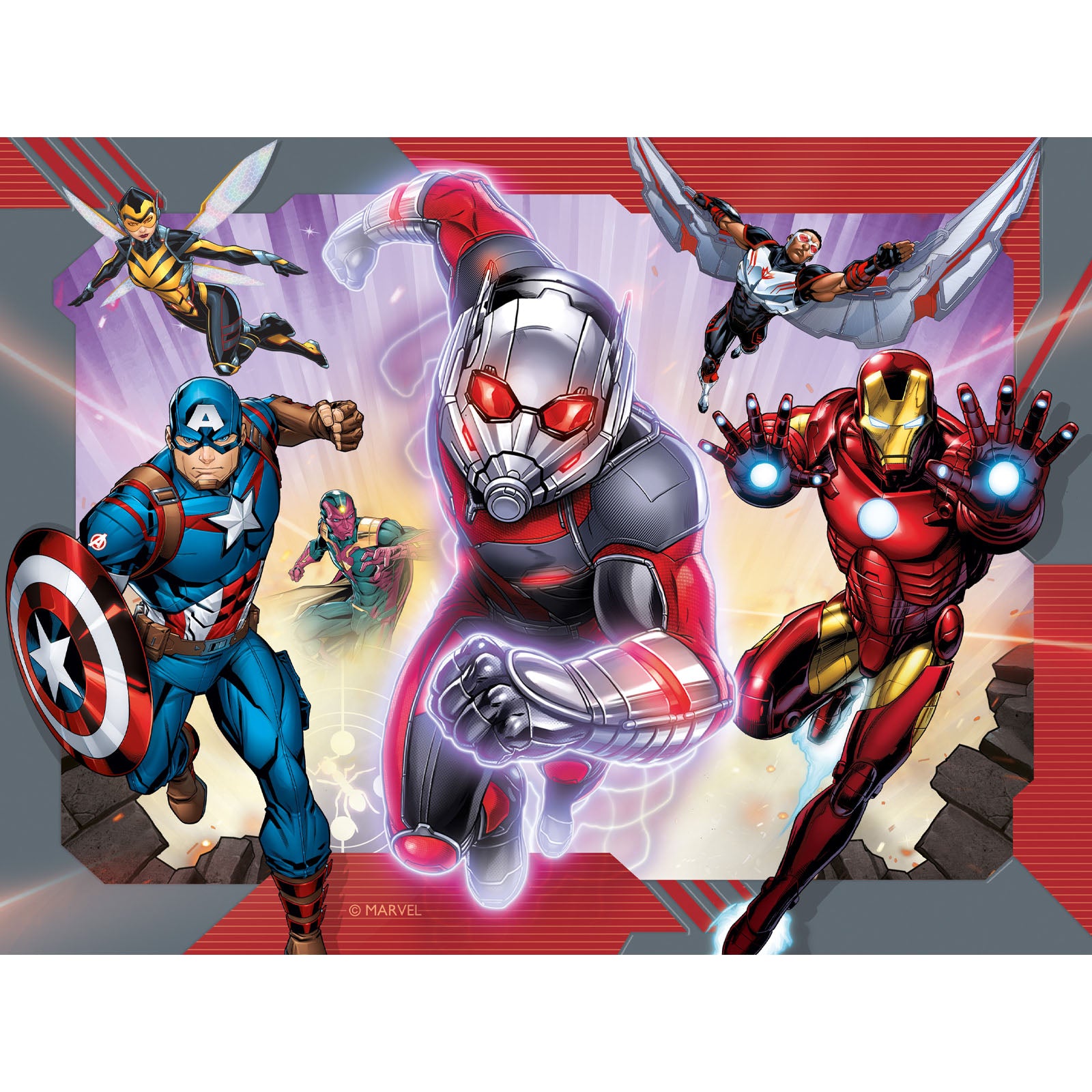 Marvel Avengers Assemble - 4 Puzzles In a Box