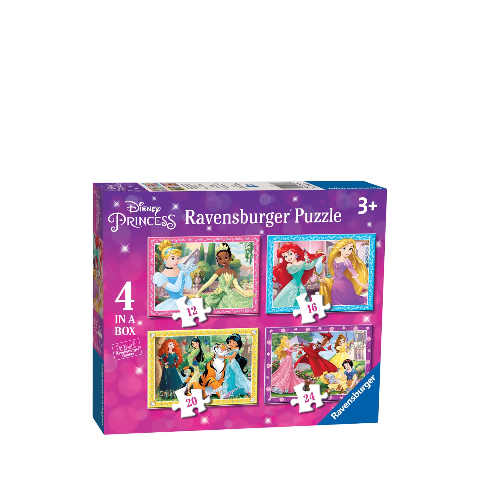 Disney Princess Caring - 4 Puzzles In a Box