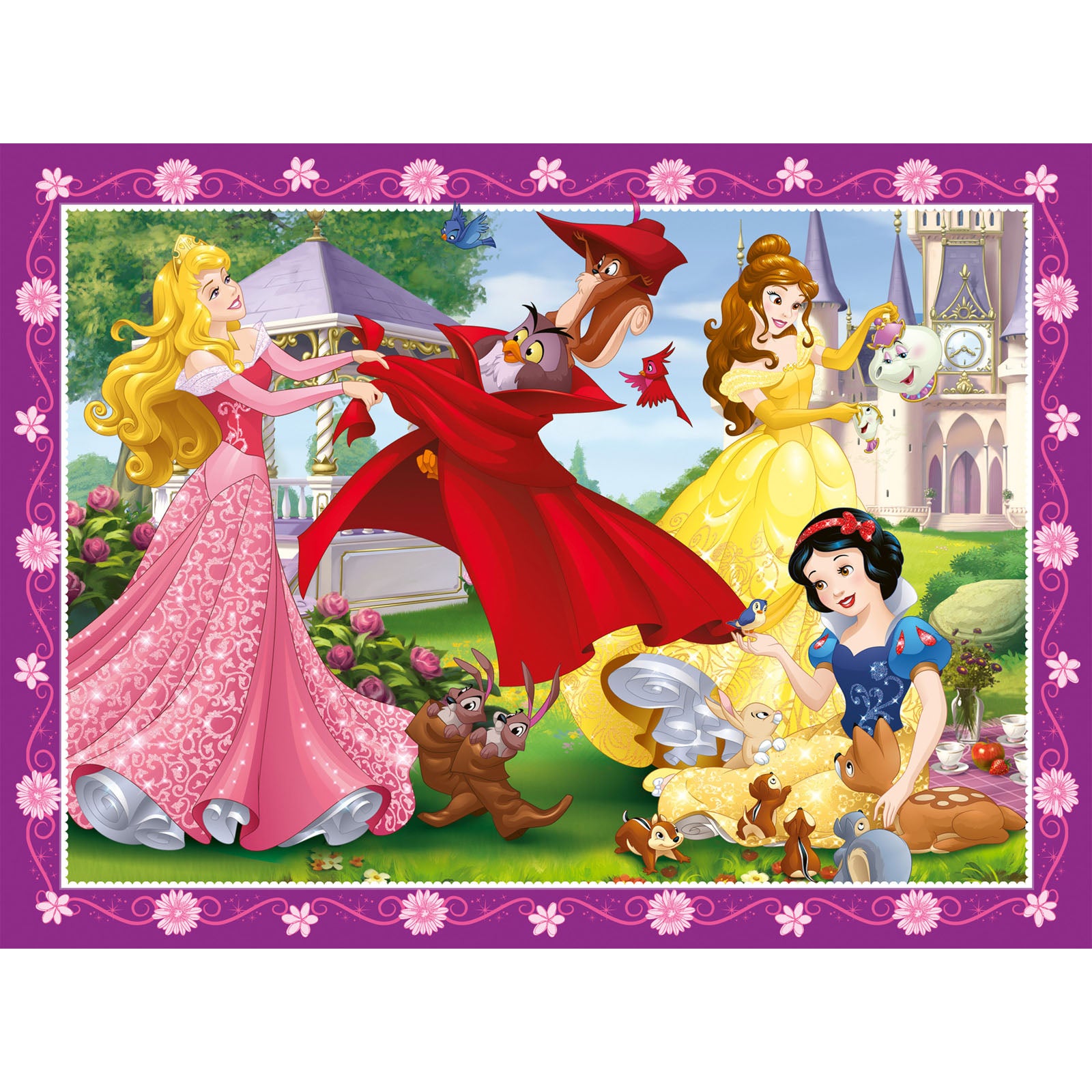 Disney Princess Caring - 4 Puzzles In a Box