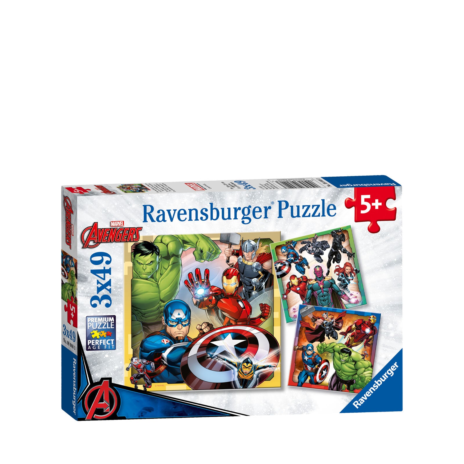 Marvel Avengers Assemble - 3 x 49 Piece Puzzles