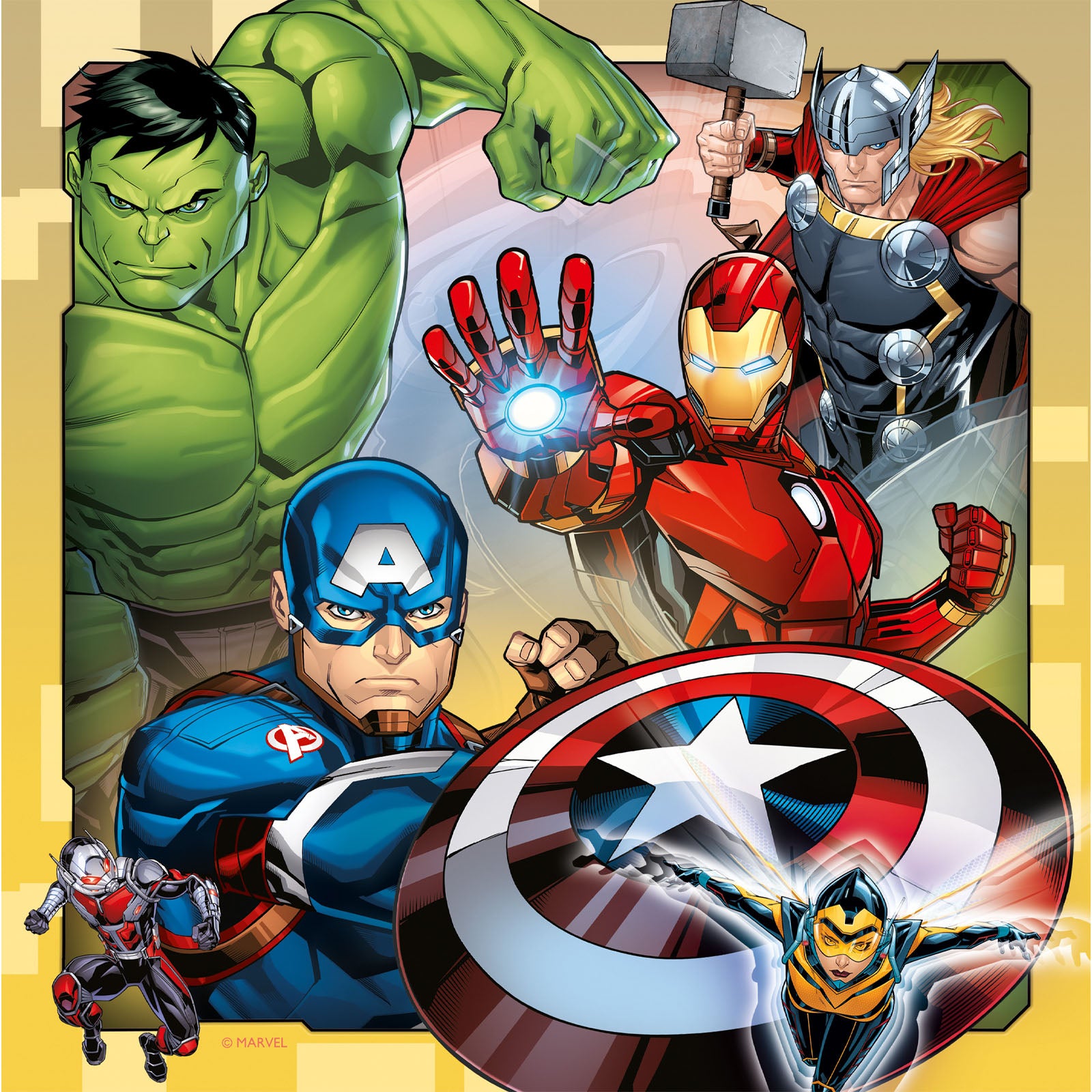 Marvel Avengers Assemble - 3 x 49 Piece Puzzles