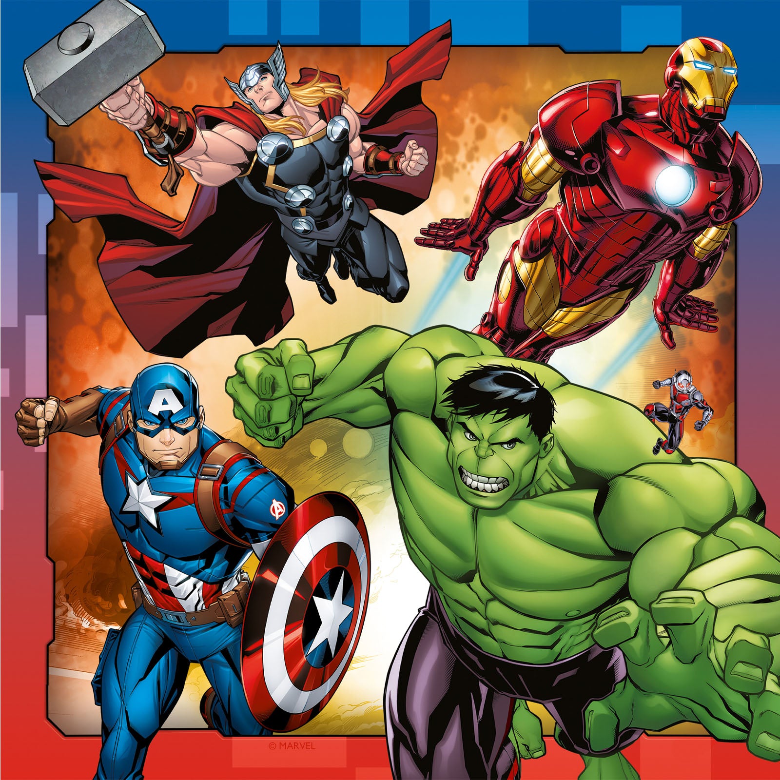 Marvel Avengers Assemble - 3 x 49 Piece Puzzles