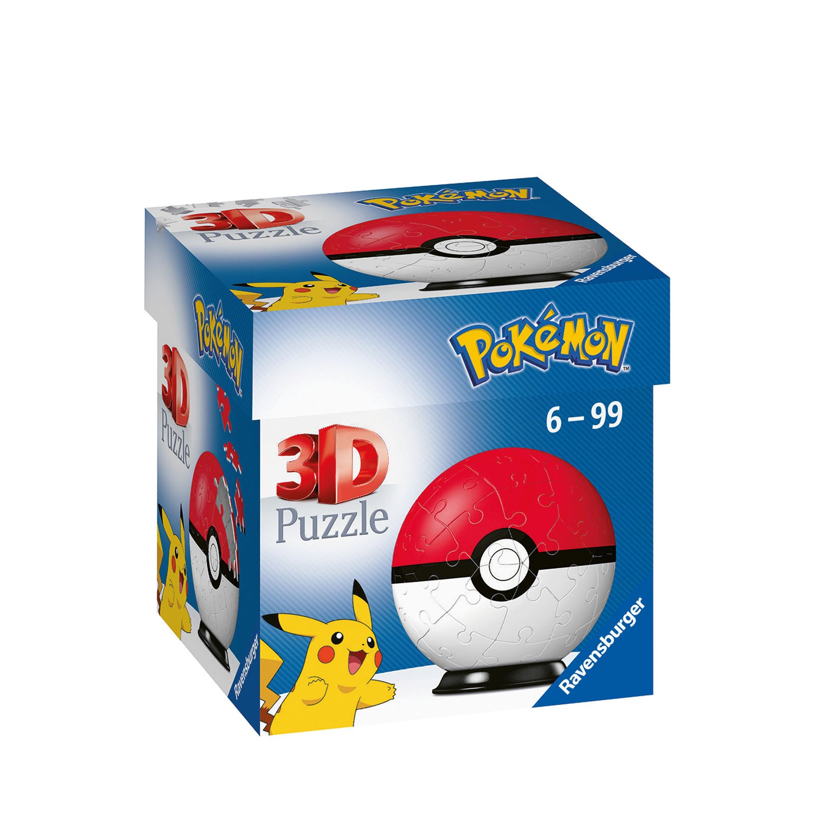 Pokemon Pokeball - 54 Piece 3D Ball Puzzle