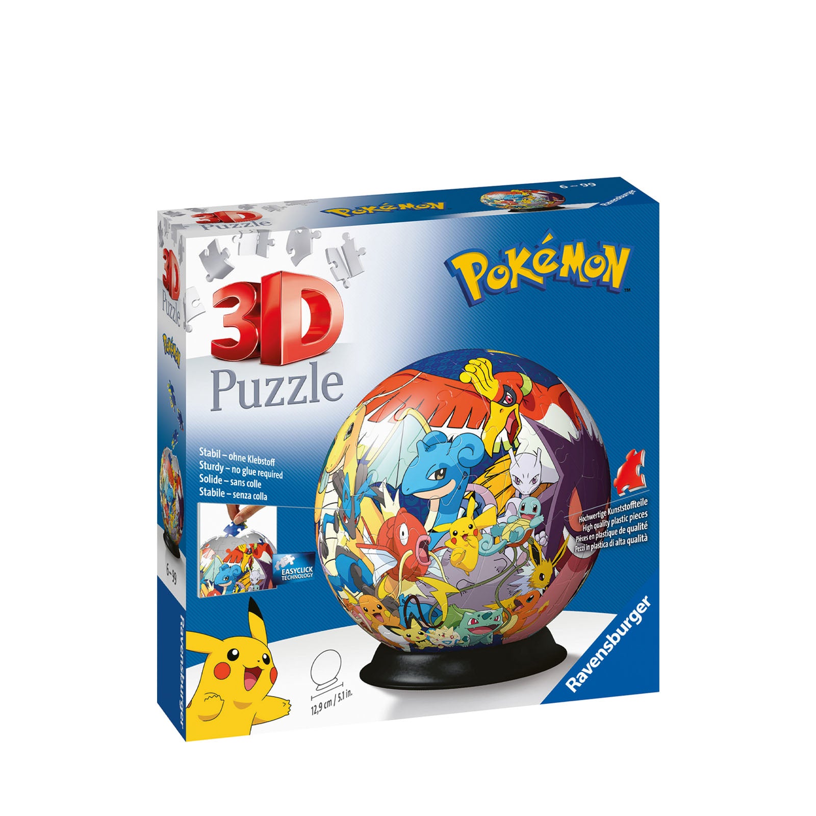 Pokemon - 72 Piece 3D Ball Puzzle