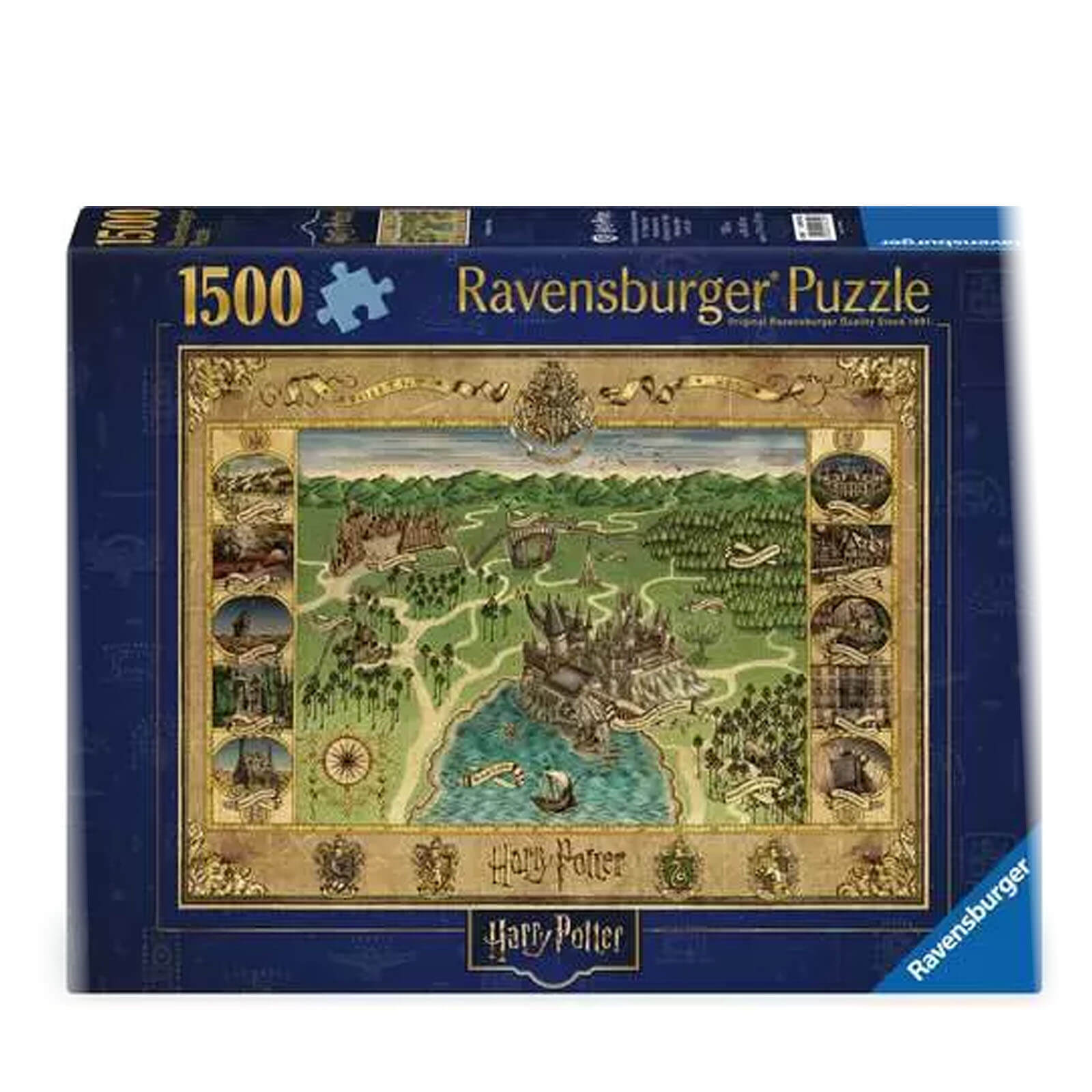 Harry Potter Hogwarts Map - 1500 Piece Puzzle