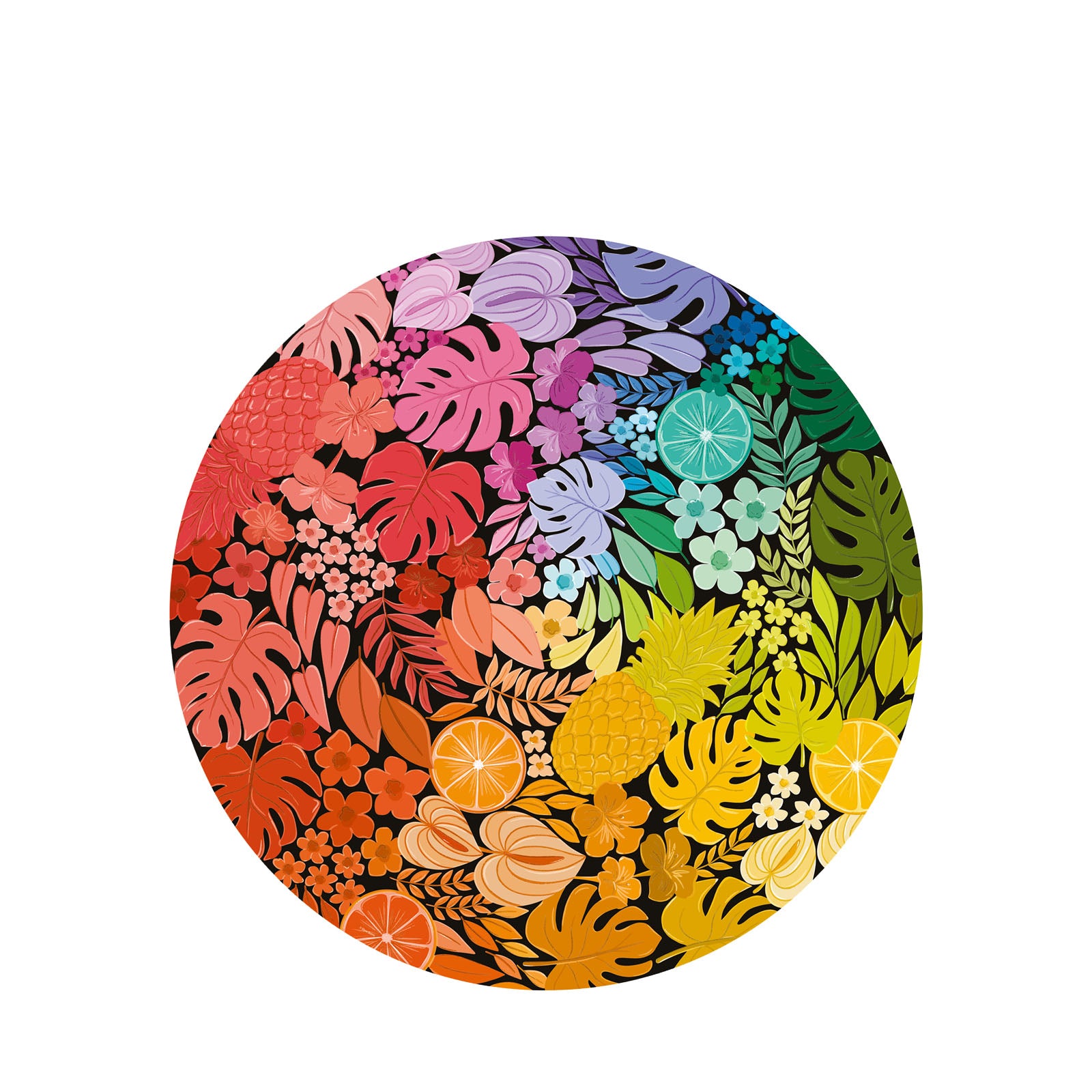 Circle of Colours Tropical - 500 Piece Circular Puzzle