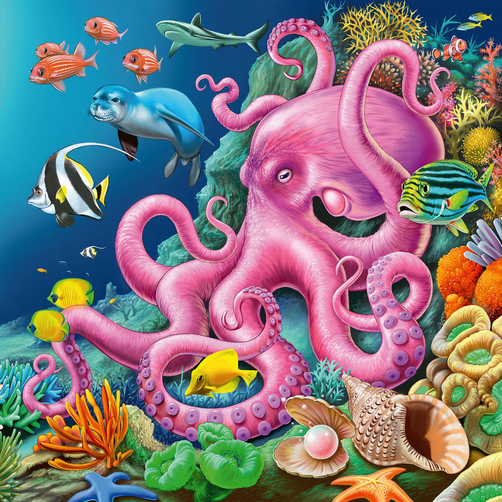 Under Water - 3 x 49 Piece Puzzles