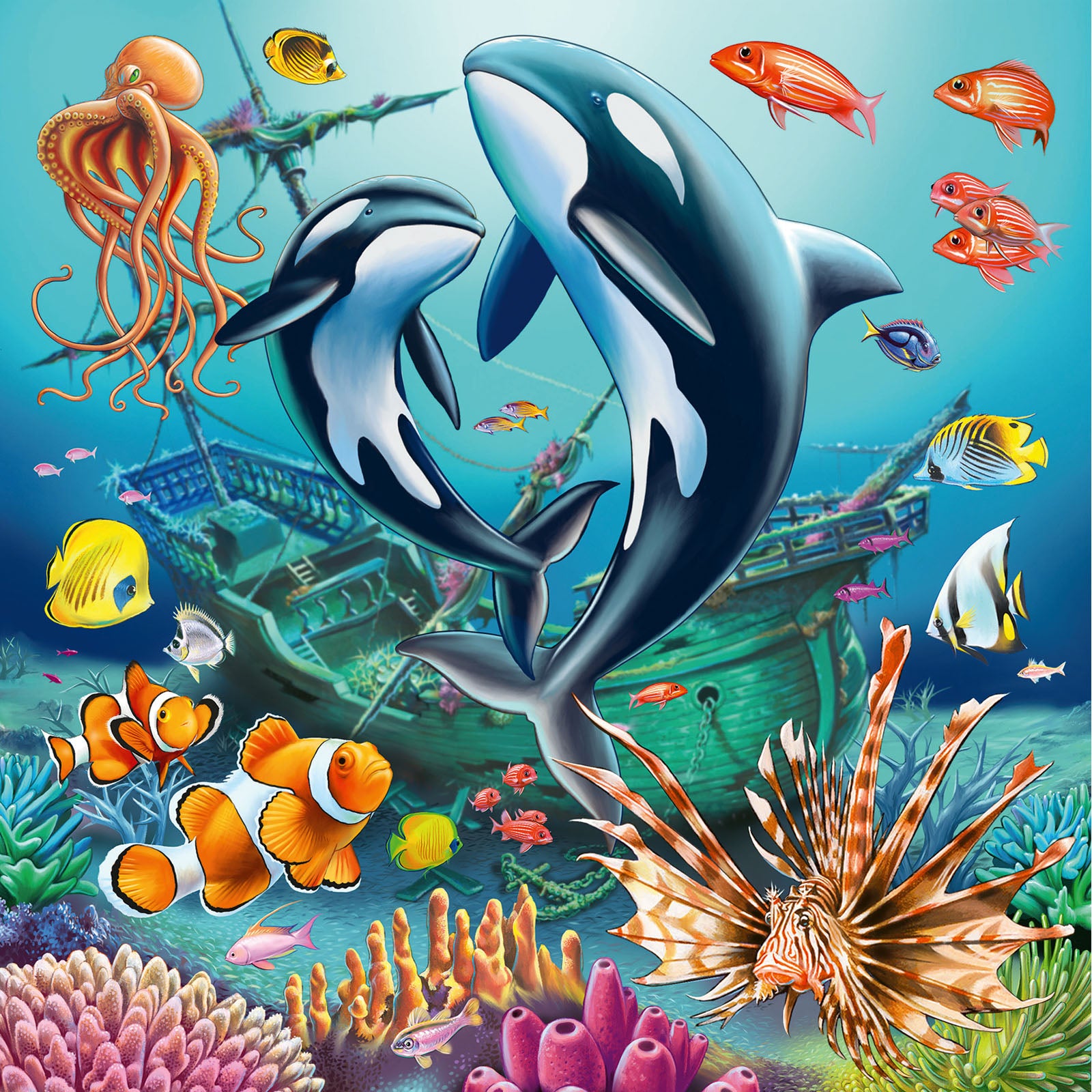 Under Water - 3 x 49 Piece Puzzles