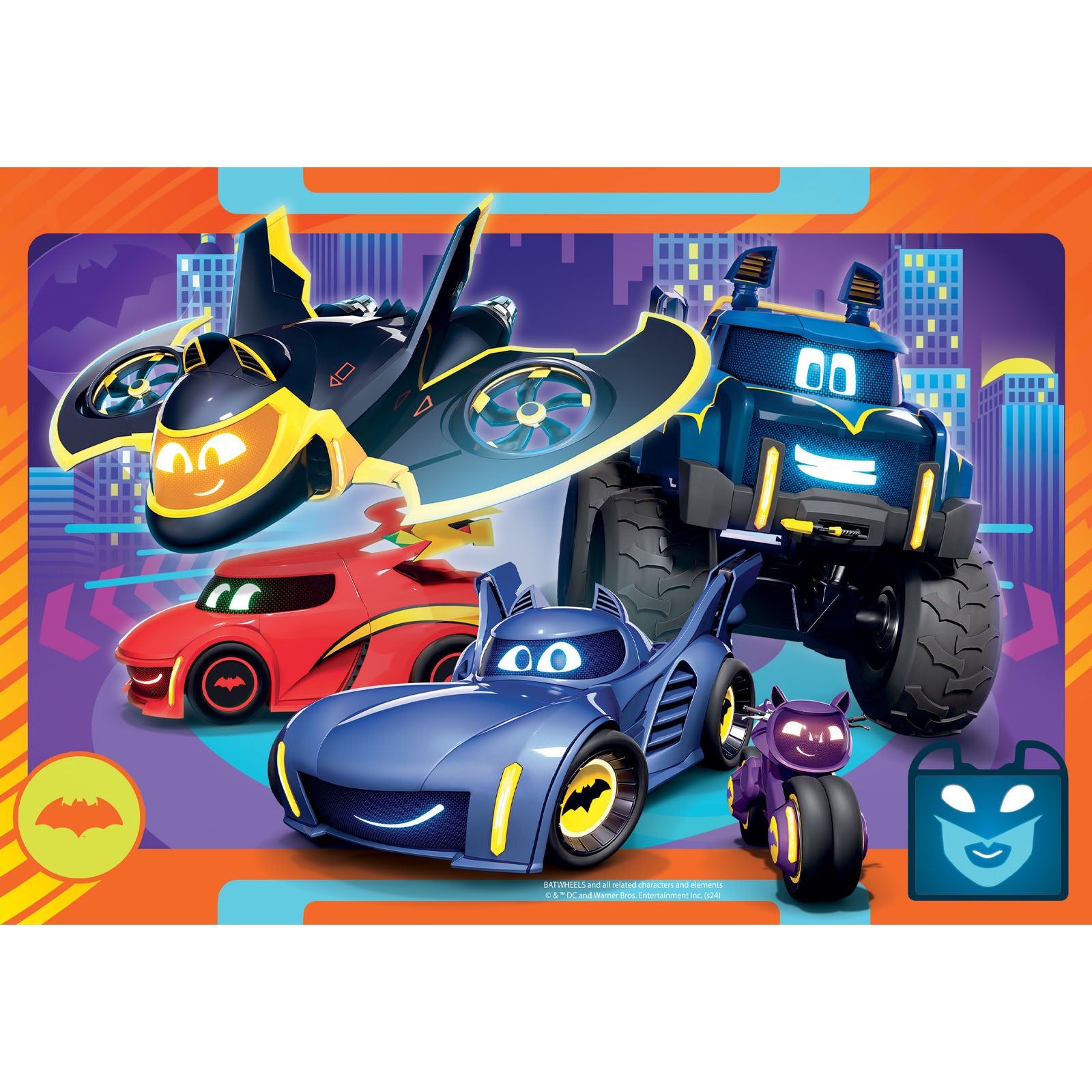 Batwheels - 2 x 24 Piece Puzzles